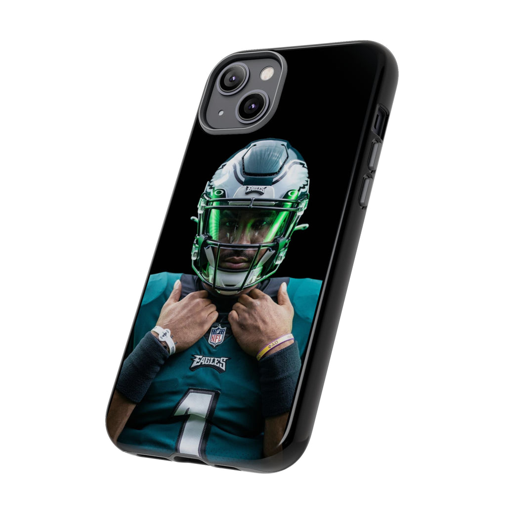 Eagles Football Jalen Hurts Tough Cases for iPhones, Samsung, and Pixel