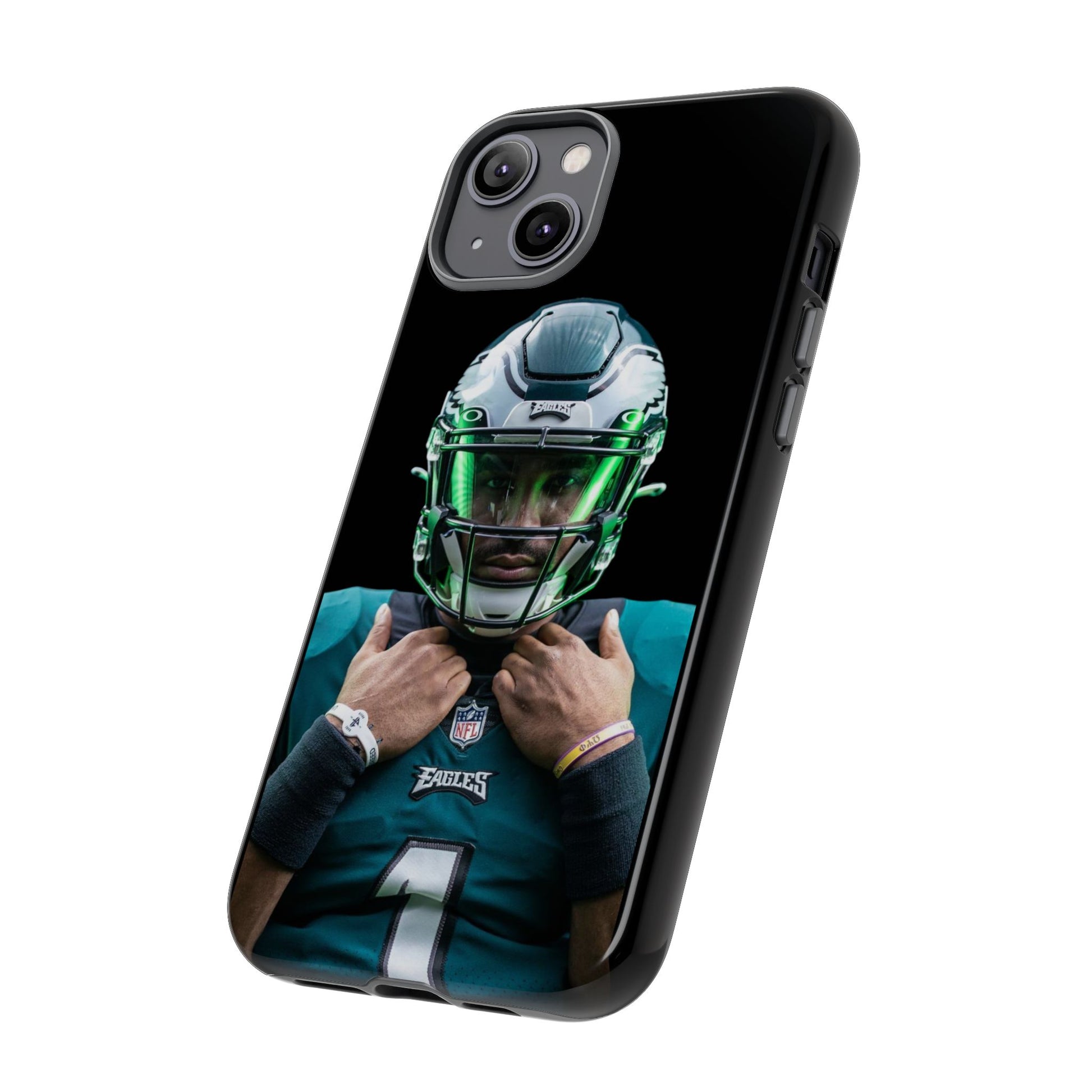Eagles Football Jalen Hurts Tough Cases for iPhones, Samsung, and Pixel