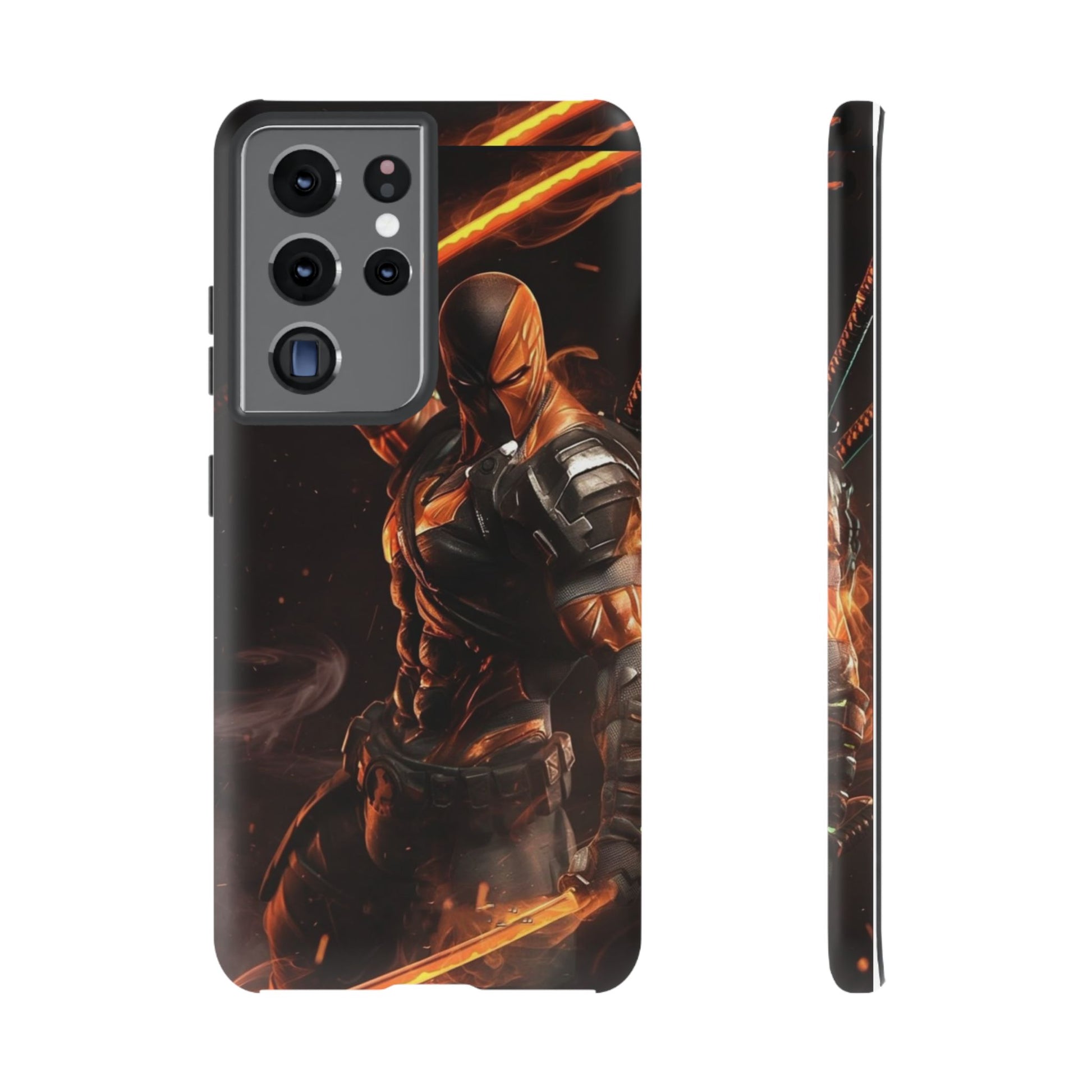 DC Comics Death Stroke Tough Cases for iPhones, Samsung, and Pixel
