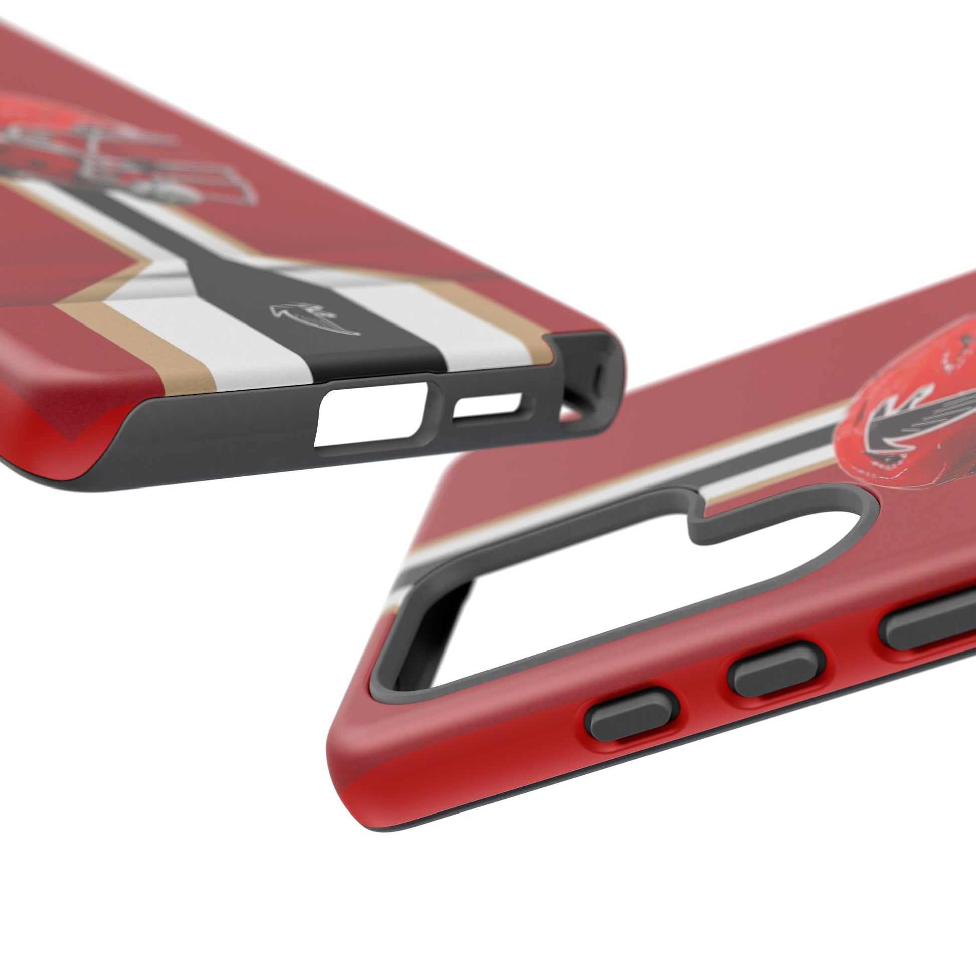 Atlanta Falcons Football Helmet Logo Tough Cases for iPhones, Samsung, and Pixel