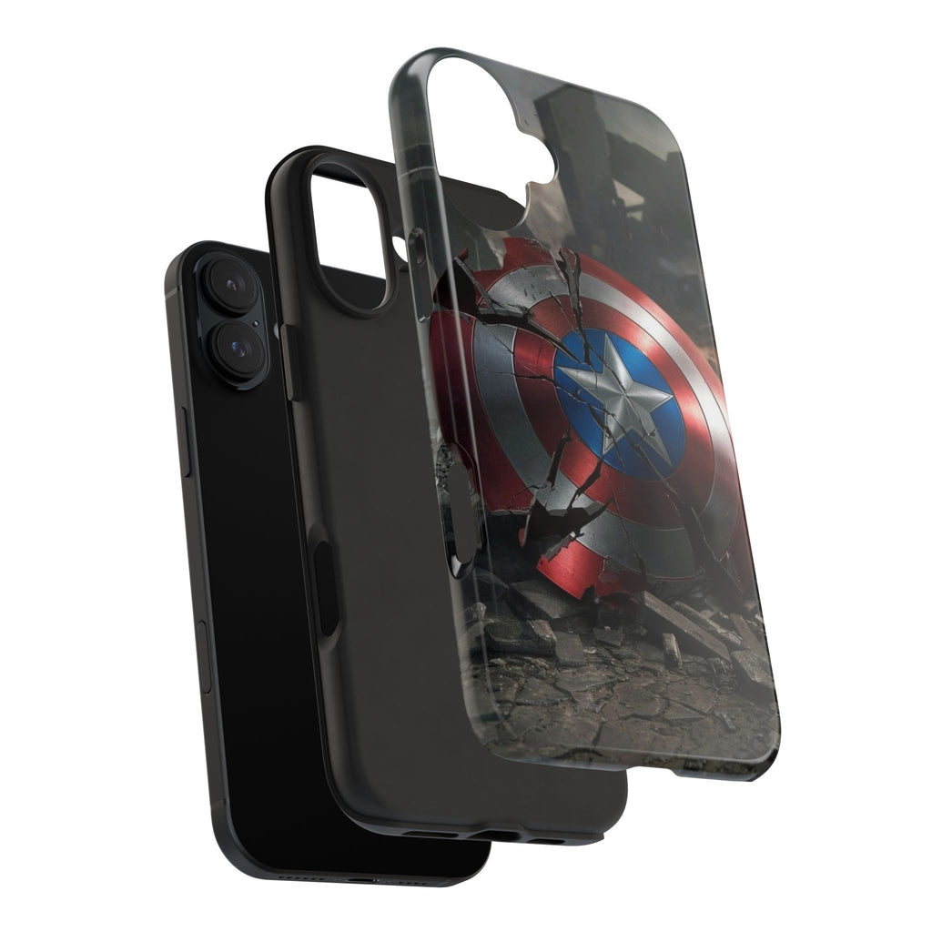 Capt. America Shield Tough Phone Cases for Iphones & Samsung Phones Durable