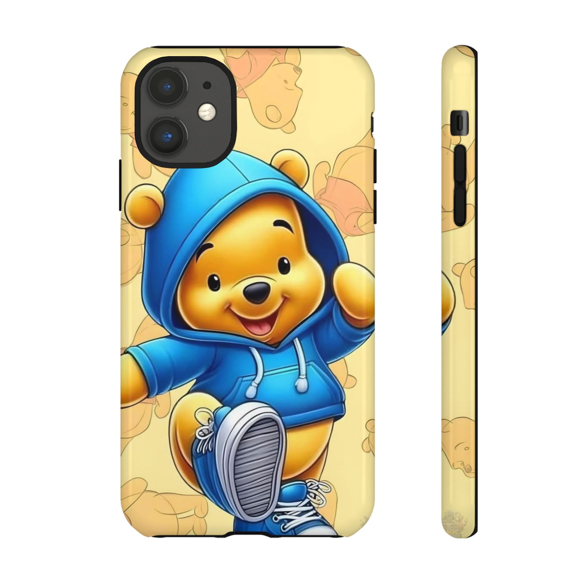 Cute Pooh Bear Phone Case, Tough Case