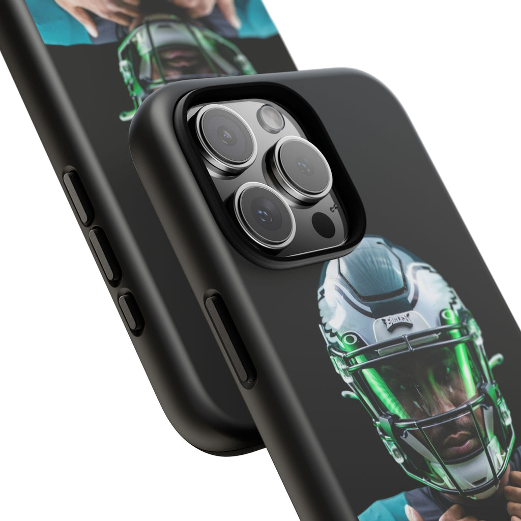 Eagles Football Jalen Hurts Tough Cases for iPhones, Samsung, and Pixel
