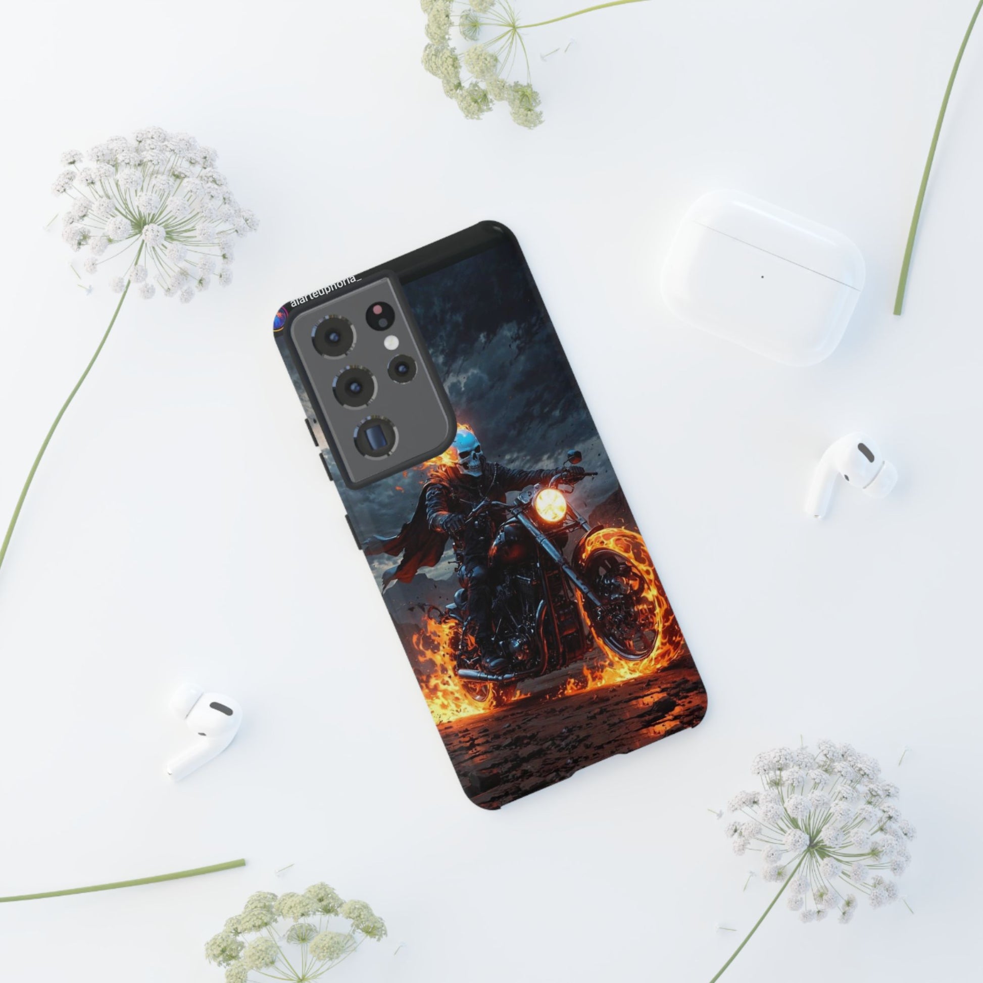 Marvel's Ghost Rider Tough Cases for iPhones, Samsung, and Pixel