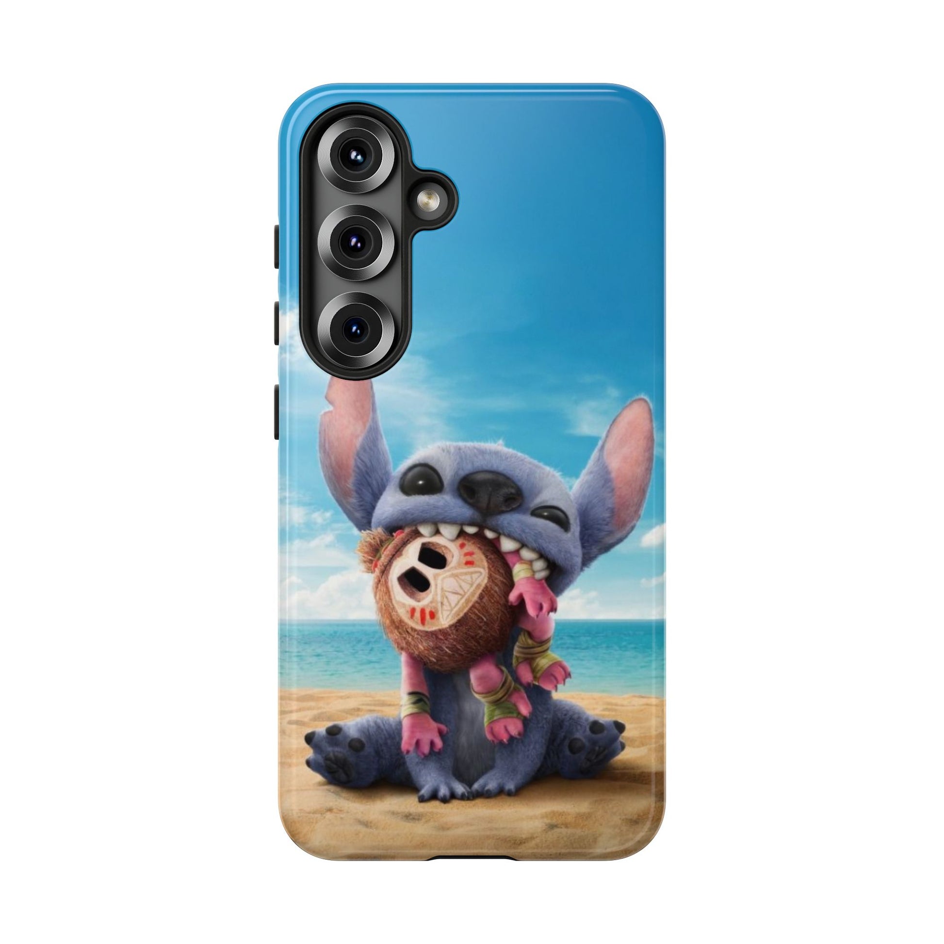 Stitch Beach Sunset Landscape Phone Case for iPhone, Samsung Galaxy, & Pixel Phones