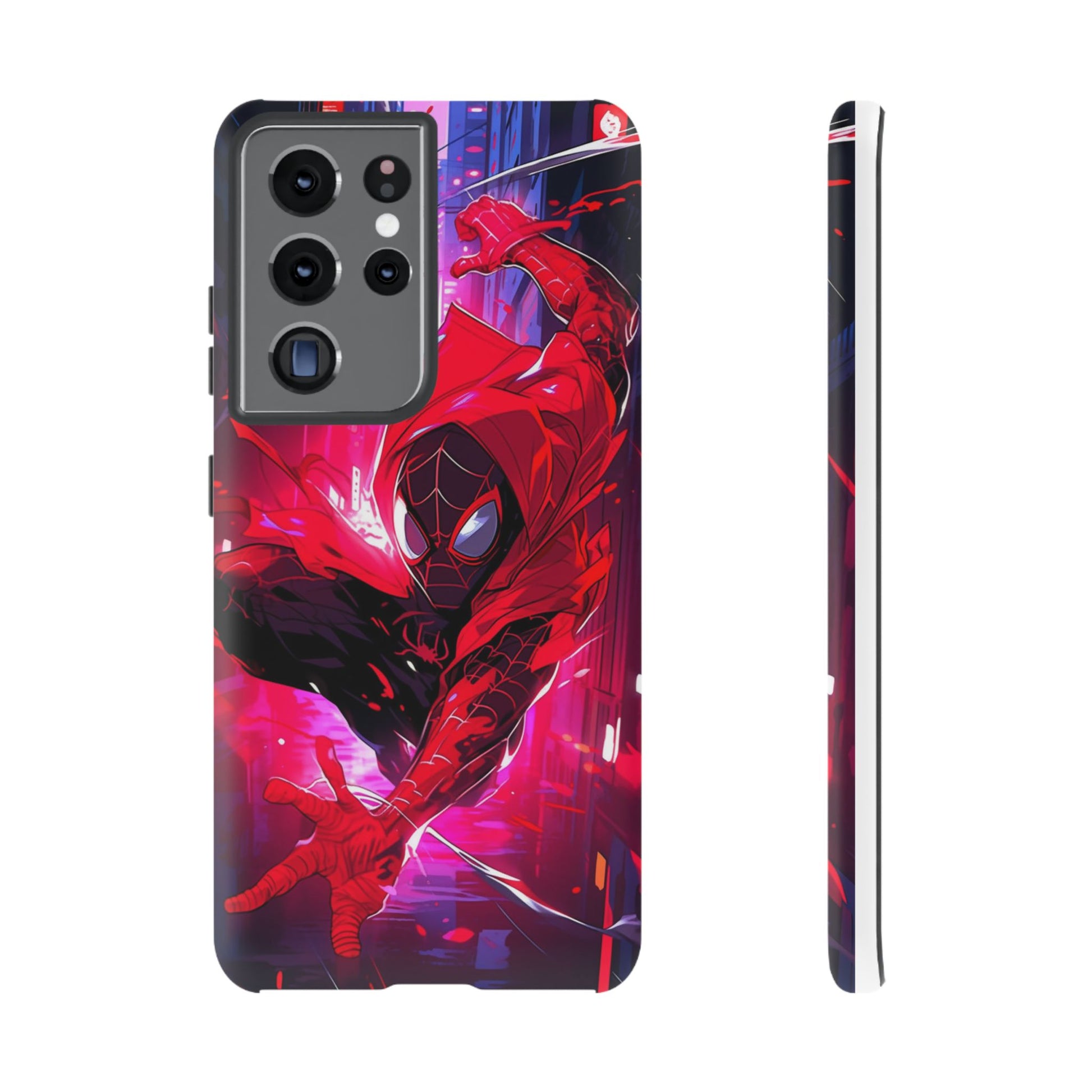 Miles Morales Spiderman Phone Case, Tough Cases for iPhones, Samsung, and Pixel