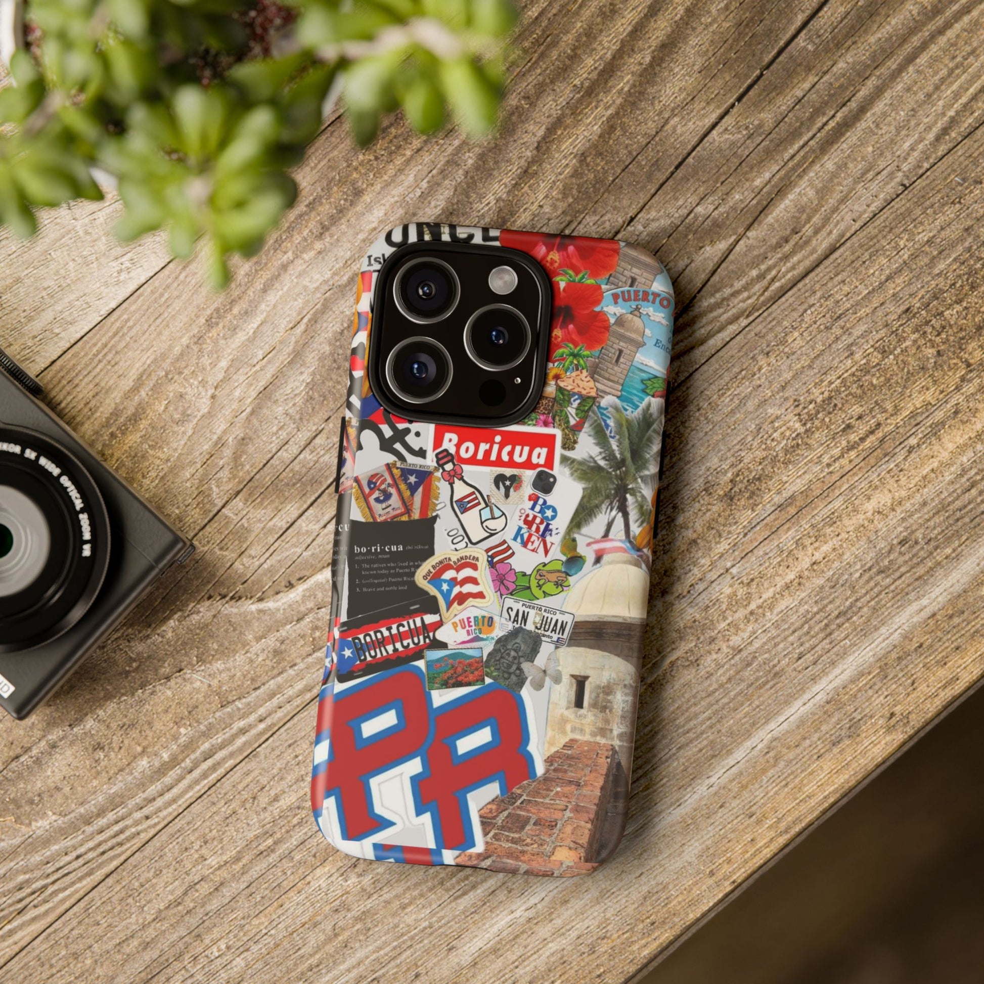 Puerto Rico Boricua Art Tough Cases for iPhones, Samsung, and Pixel