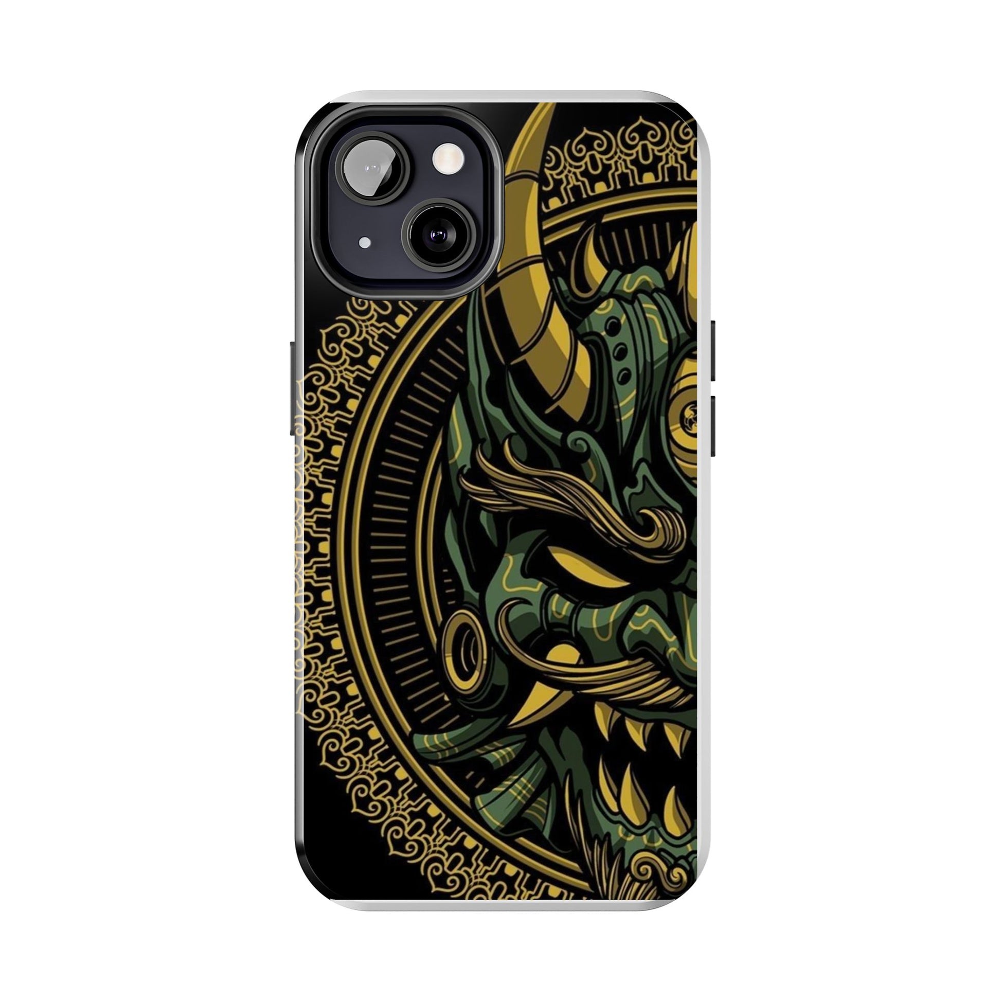 Kabuki Mask Theme Phone Cases for Iphones & Samsung Durable