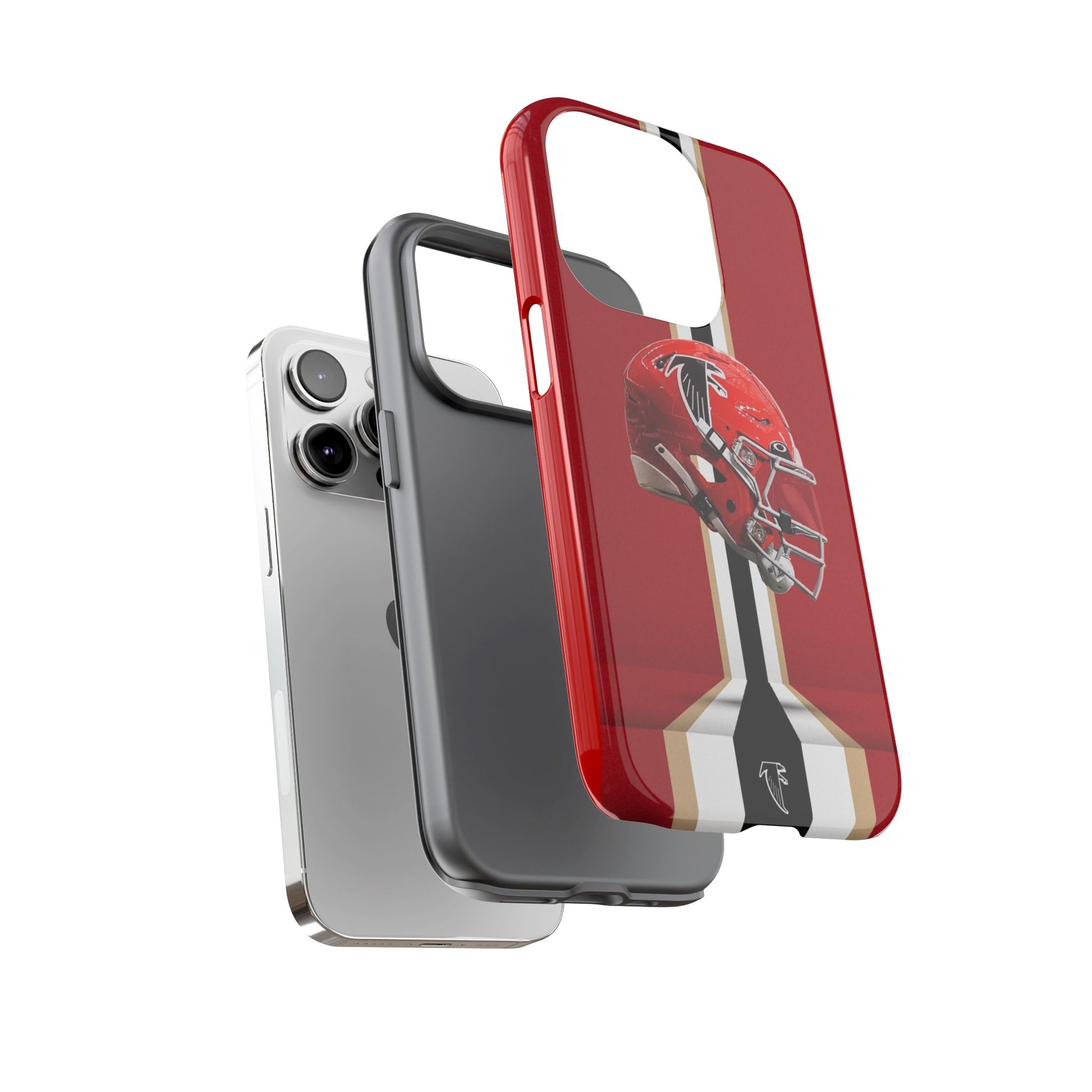 Atlanta Falcons Football Helmet Logo Tough Cases for iPhones, Samsung, and Pixel