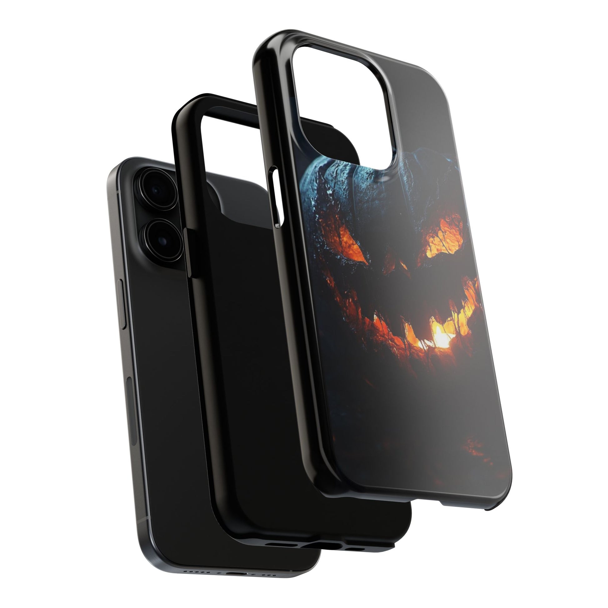 Scary Pumpkin Halloween Theme Phone Cases for iPhones & Samsung Phones