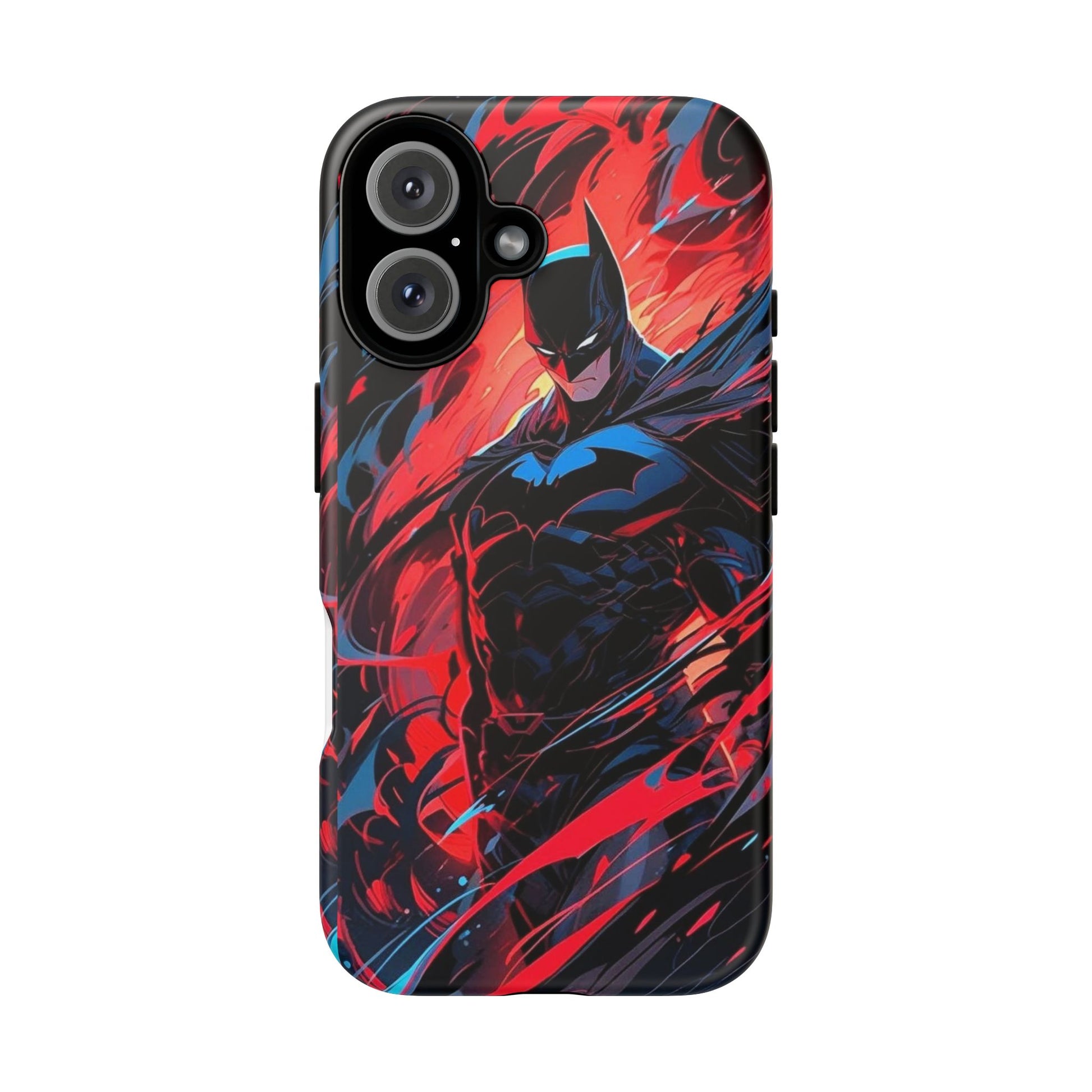 The Dark Knight Batman Art Tough Cases for iPhones, Samsung, and Pixel