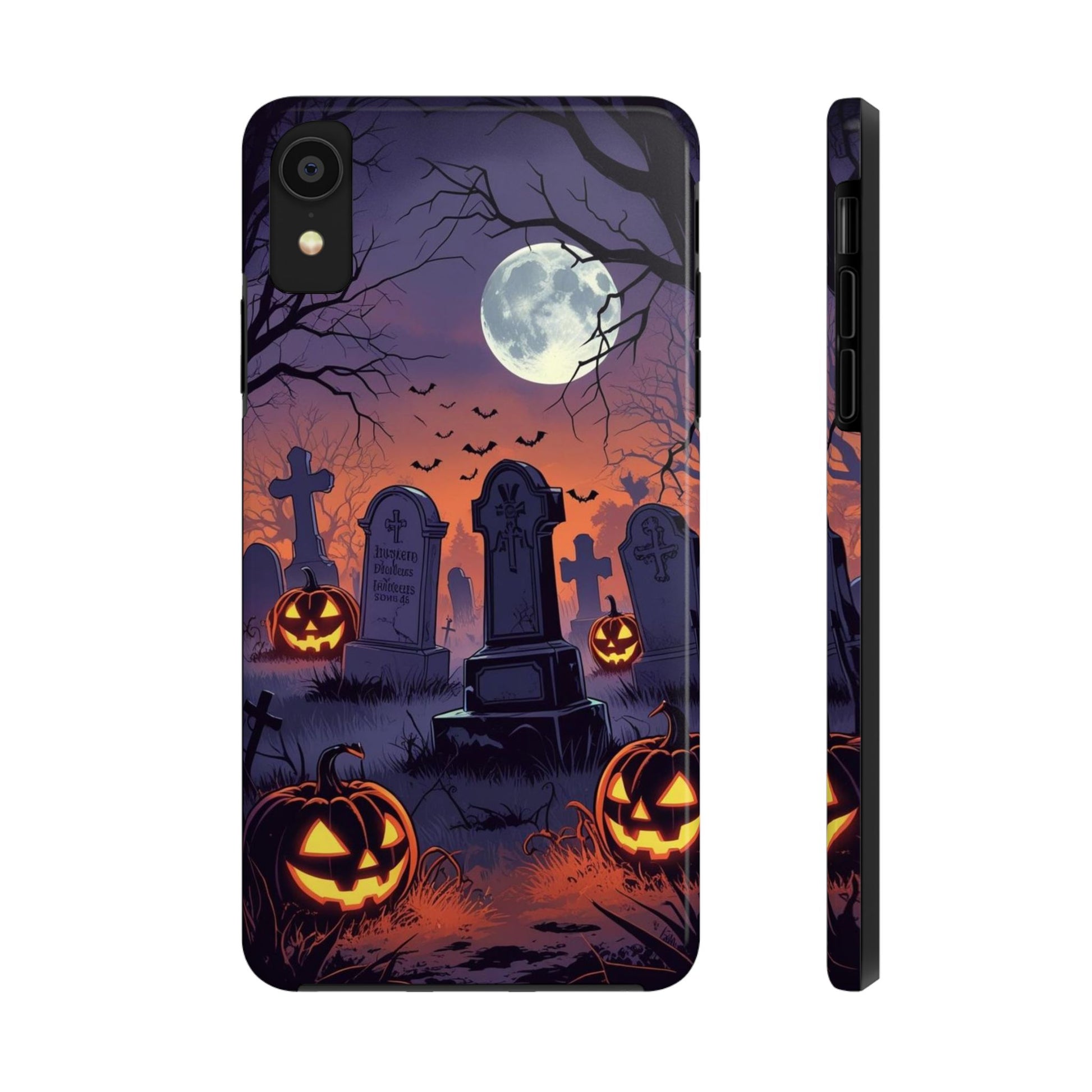 Graveyard Halloween Theme Phone Cases for iPhones & Samsung Phones