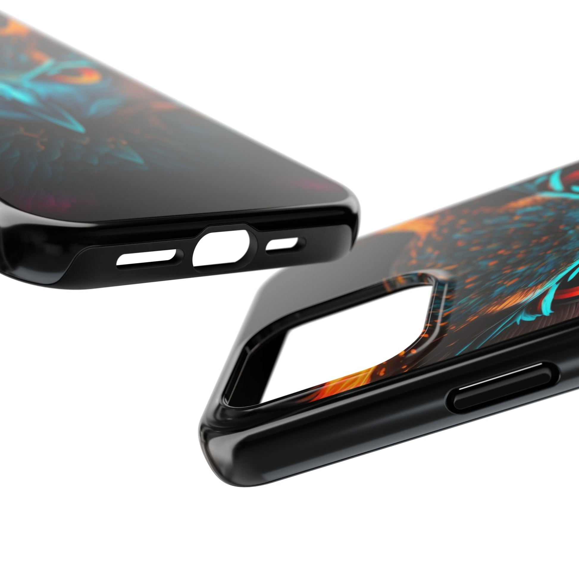 Neon Owl Theme Phone Cases for iPhones & Samsung Phones