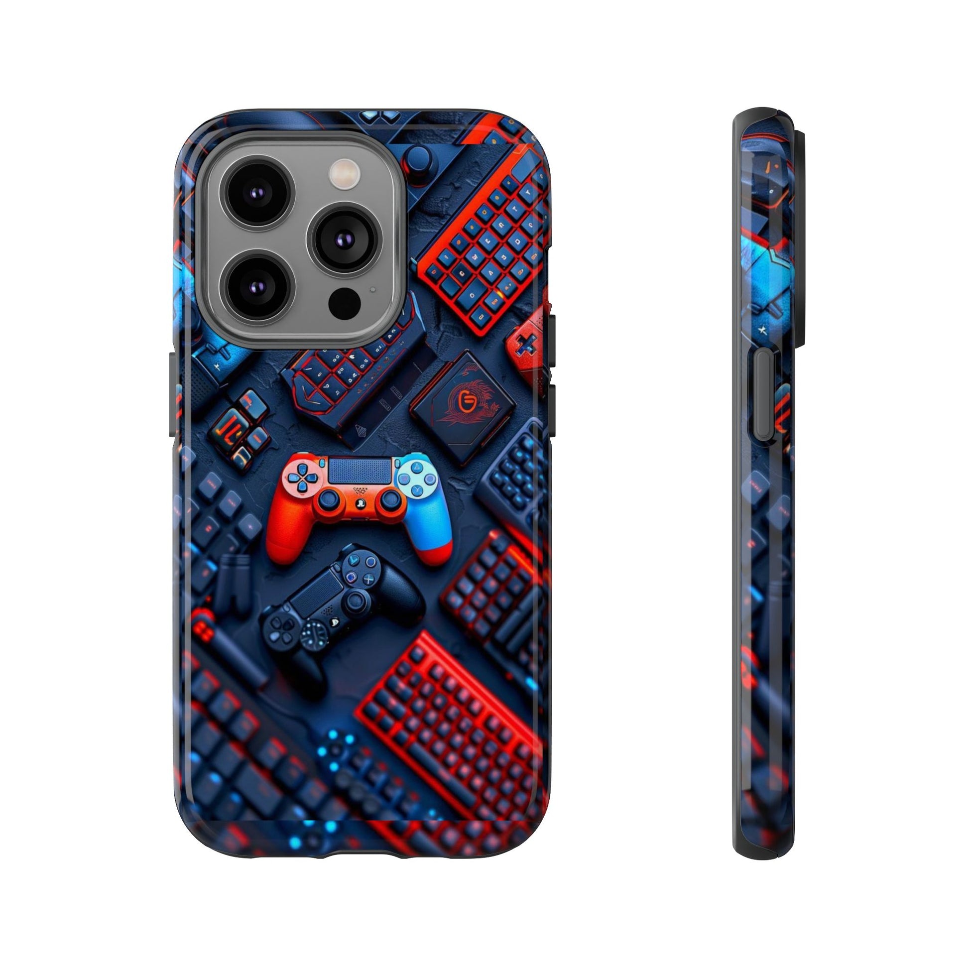 Gamer Themed Controllers Tough Cases for iPhones, Samsung, and Pixel