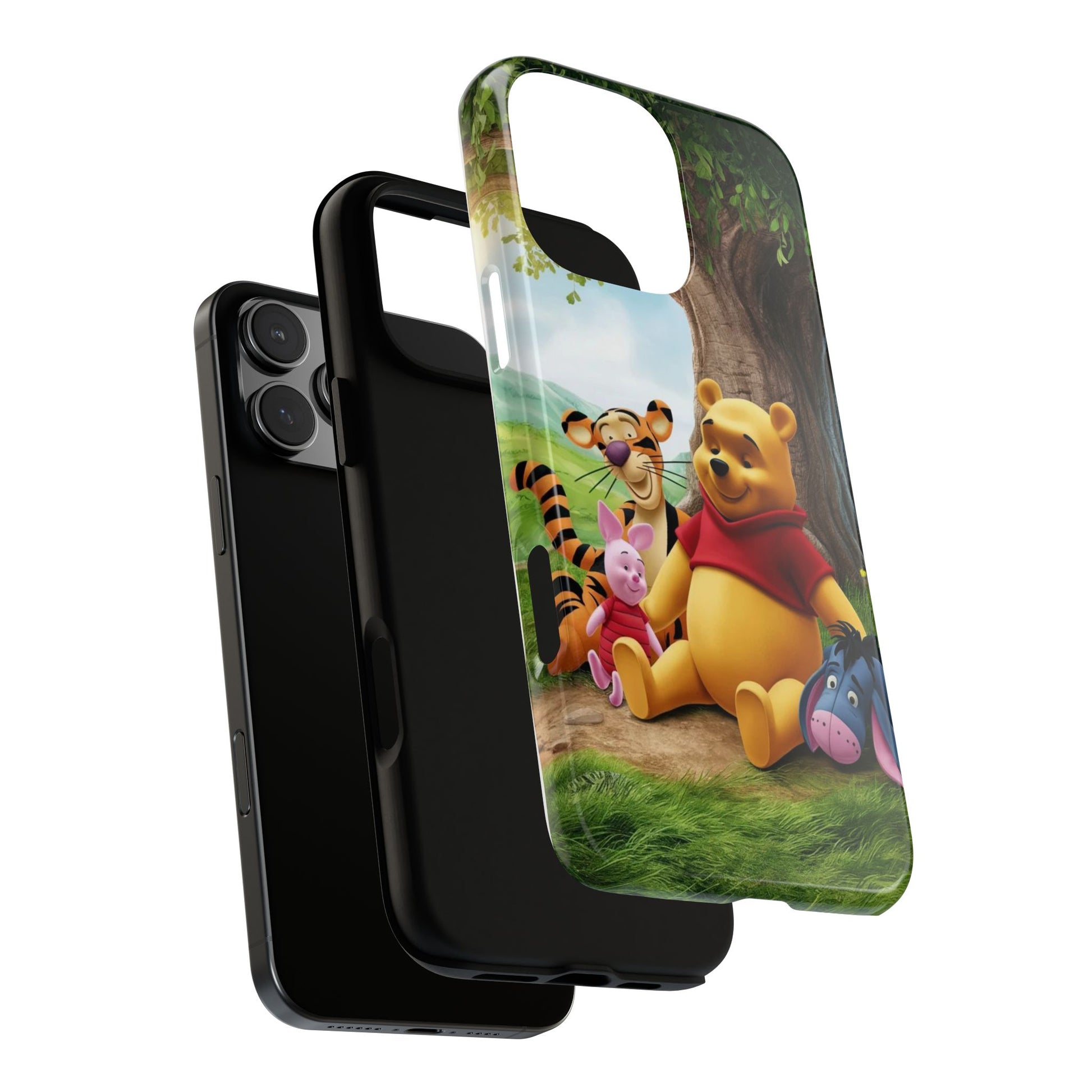 Cute Pooh Bear Phone Case, Tough Cases, Disney Phone for iPhones, Samsung, and Pixel