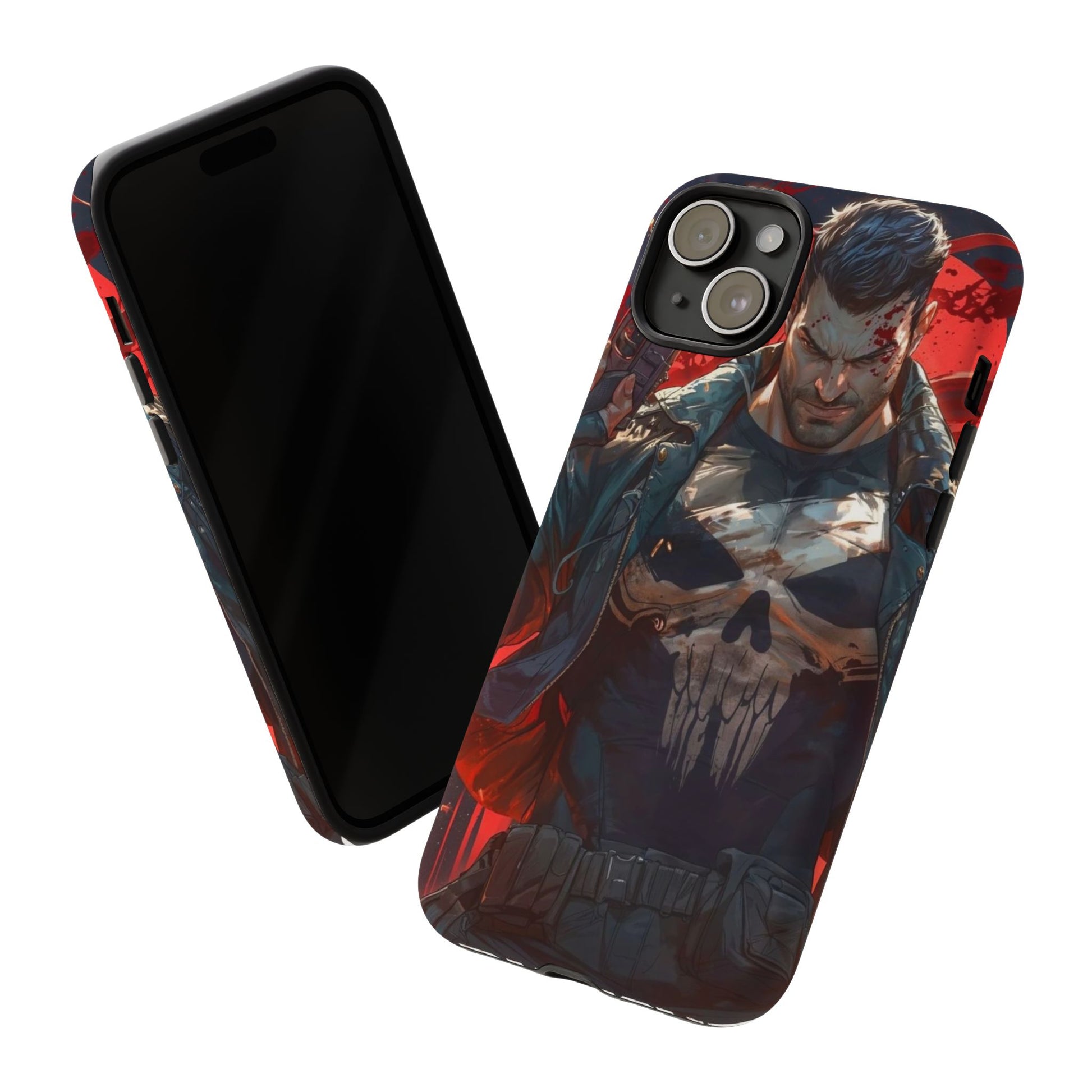 Punisher Tough Cases for iPhones, Samsung, and Pixel