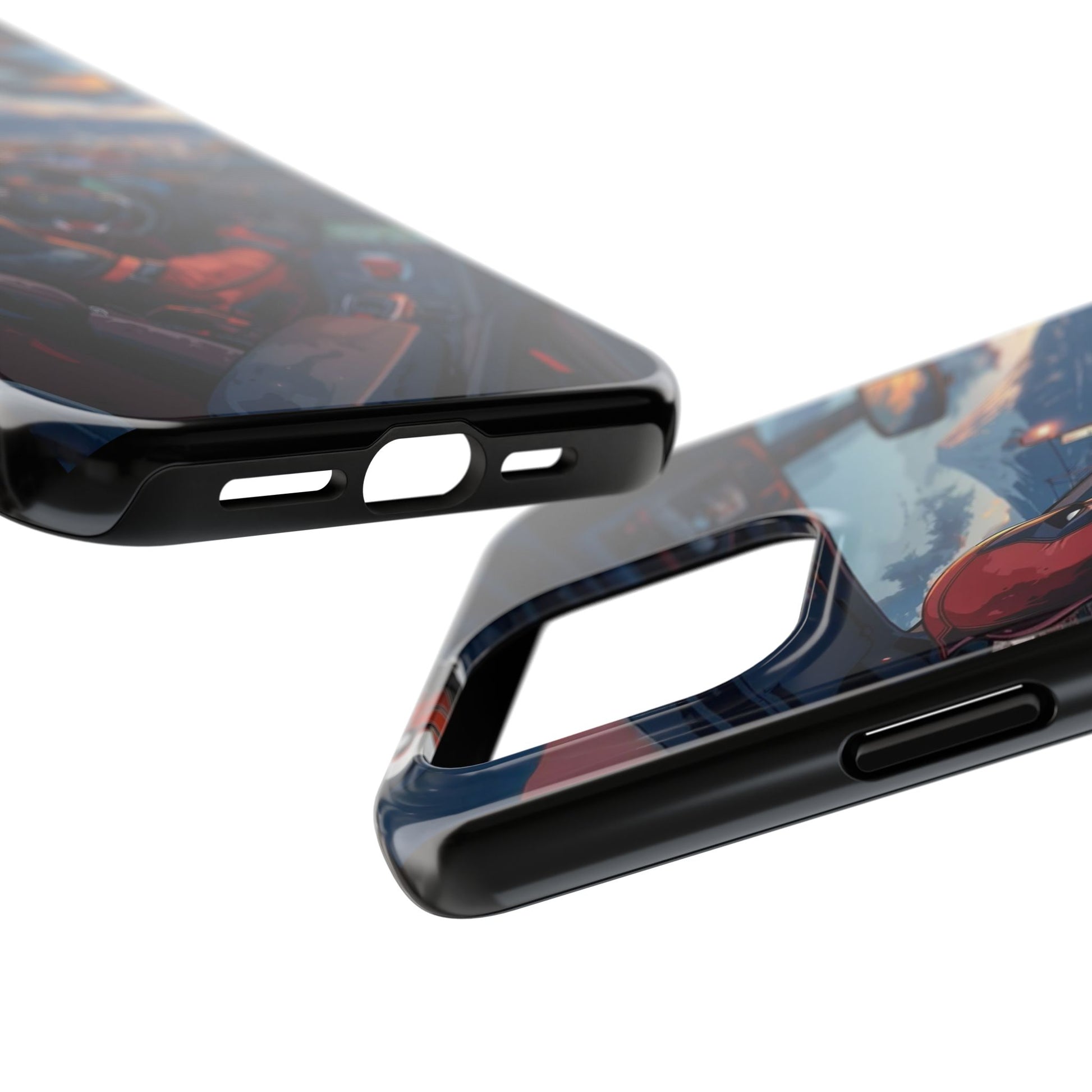 Deadpool Drifting Tough Phone Case, Marvel Hero Phone Cover, Superhero Phone
