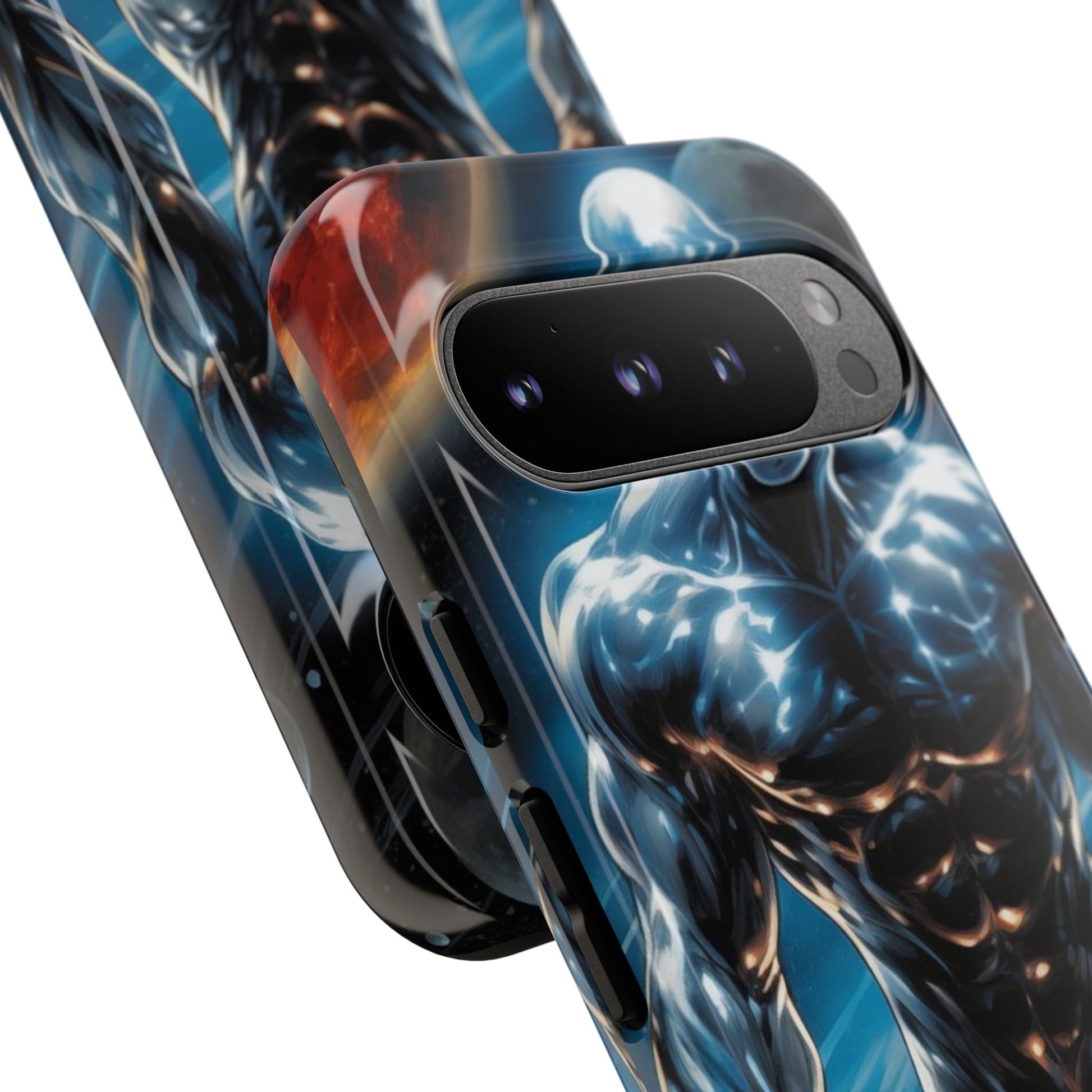 The Silver Surfer Comic Art Phone Case, Tough Cases for iPhones, Samsung, and Pixel