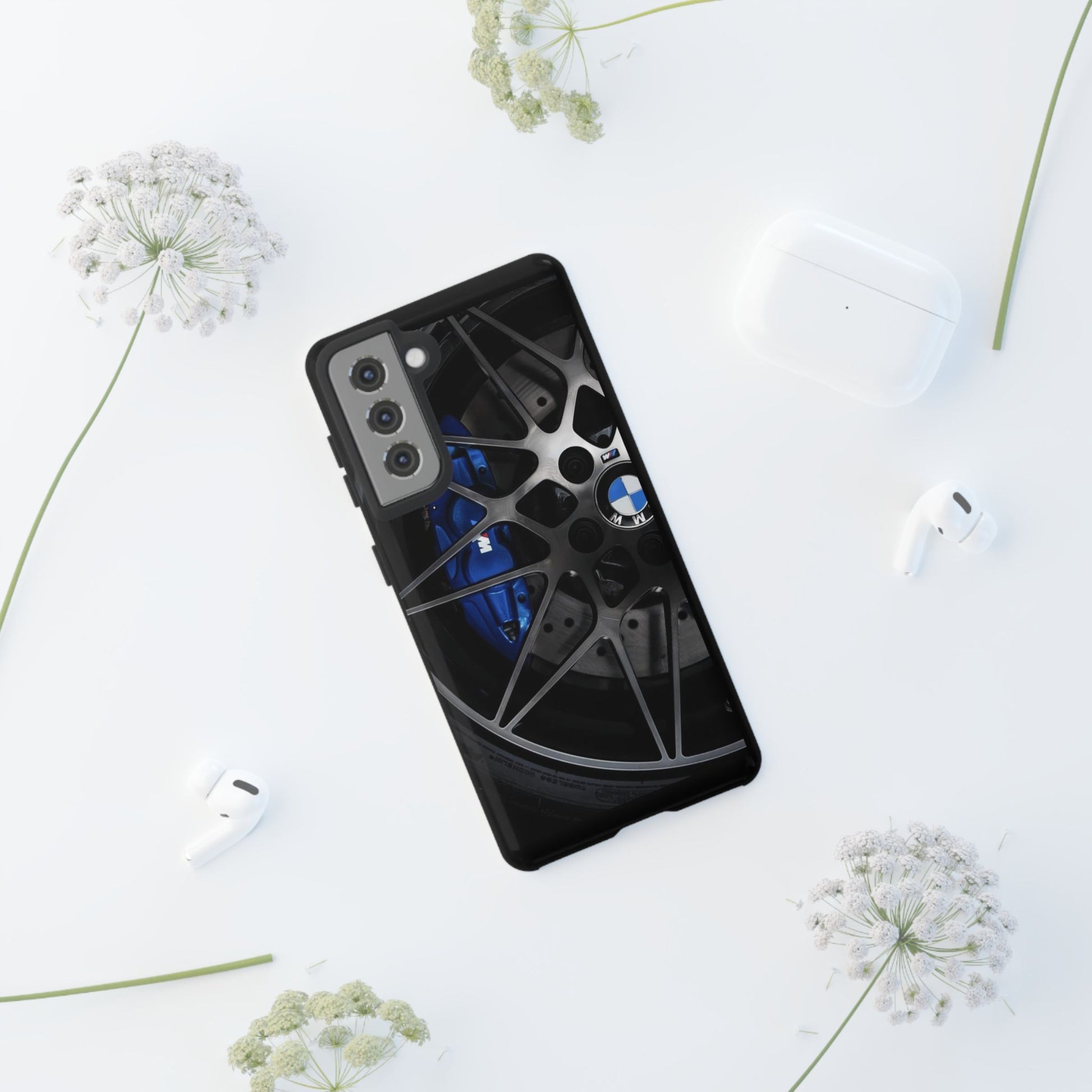 BMW M3 Racing Wheels Tough Cases for iPhones, Samsung, and Pixel