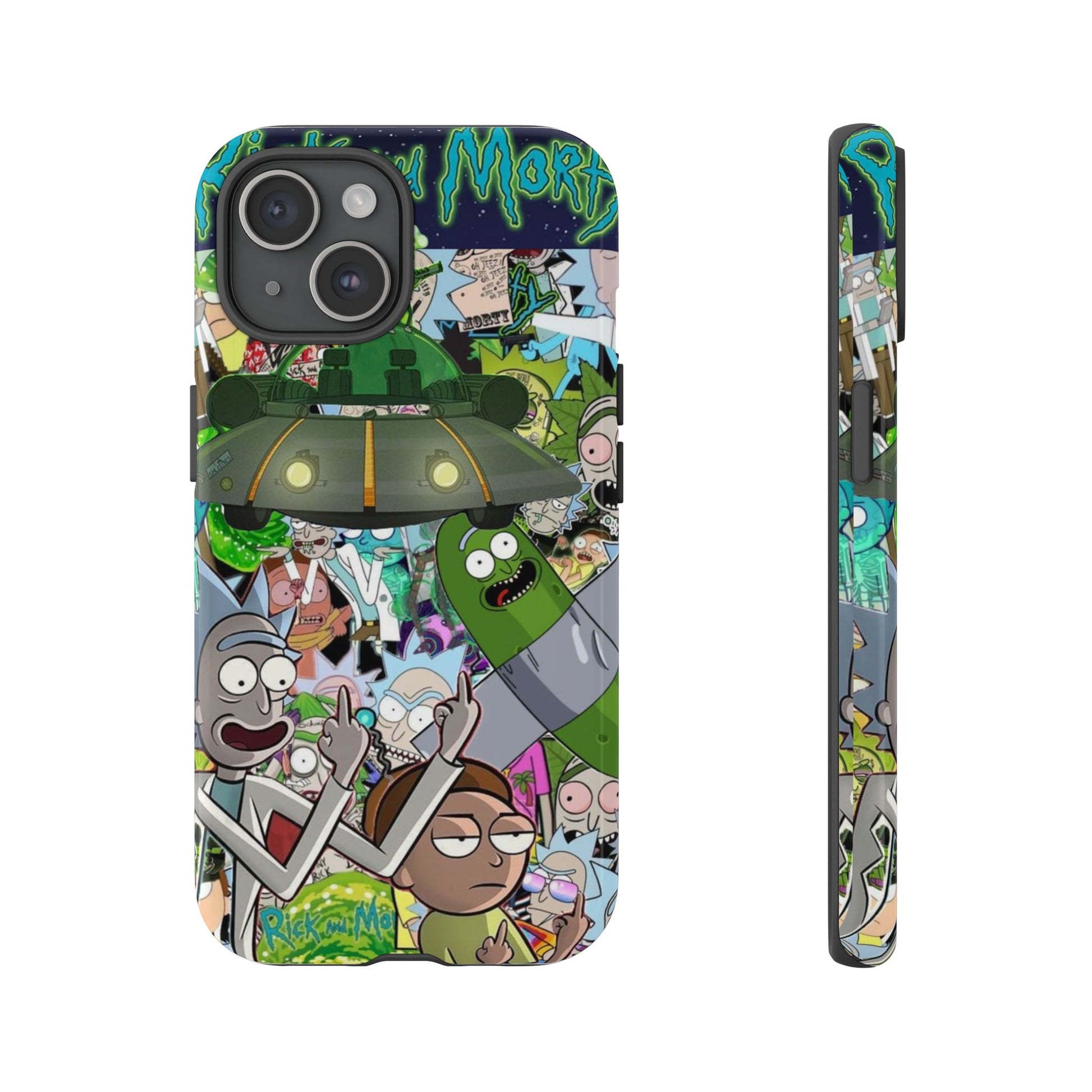 Rick and Morty Phone Case, Tough Cases for iPhones, Samsung, and Pixel