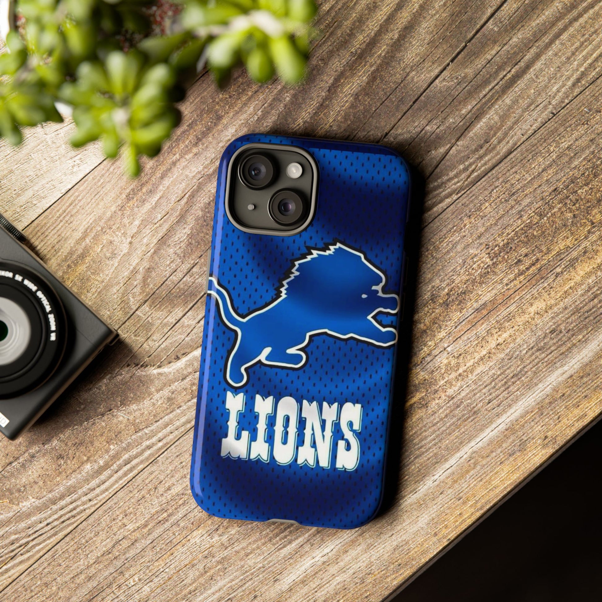 Detroit Lions Football Jersey Phone Case, Tough Cases for iPhones, Samsung, and Pixel