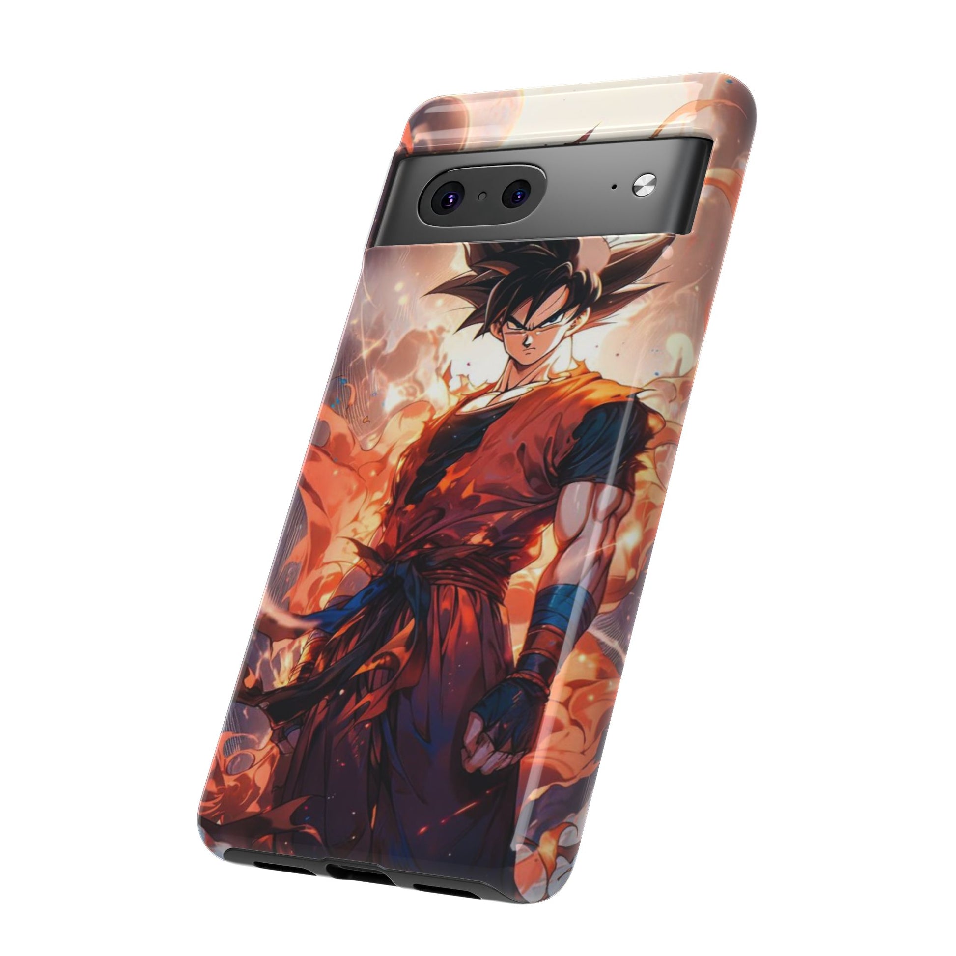 Anime Manga Dragon Ball Z Goku Tough Cases for iPhones, Samsung, and Pixel