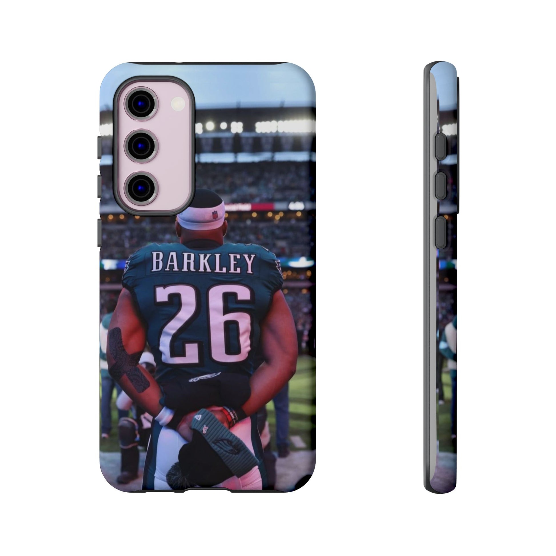 Eagles Football Saquon Barkley Tough Cases for iPhones, Samsung, and Pixel