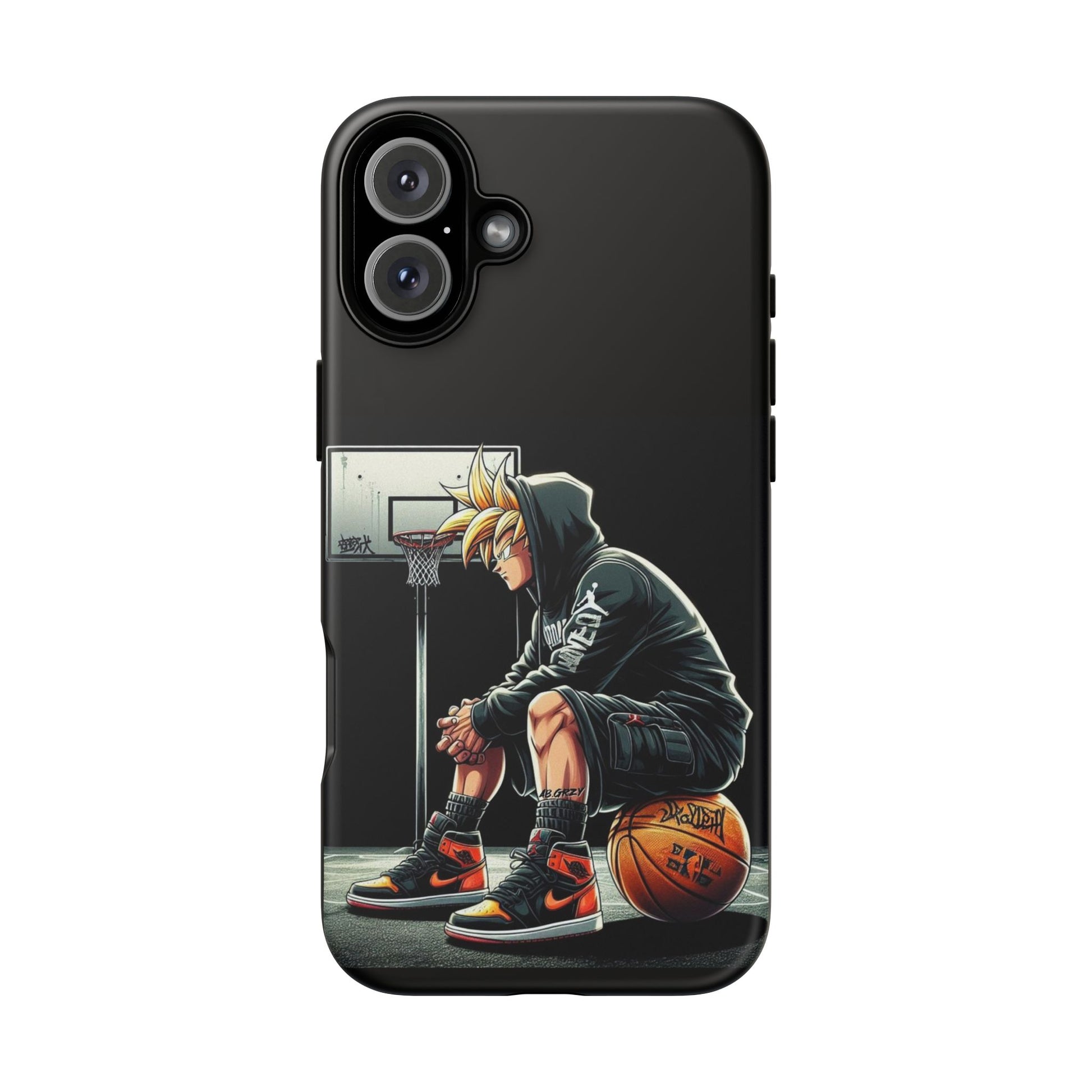 Son Goku Basketball Tough Cases for iPhones, Samsung, and Pixel
