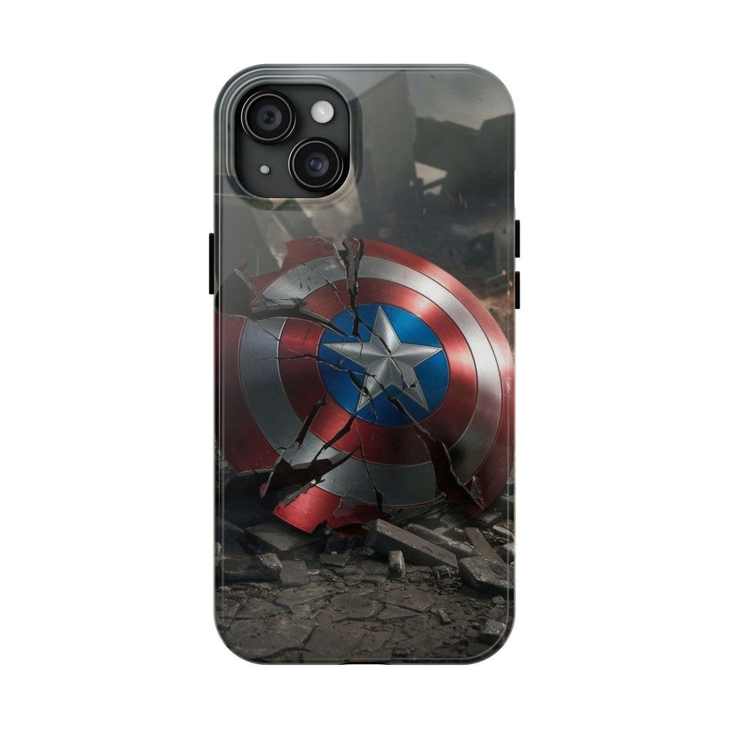 Capt. America Shield Tough Phone Cases for Iphones & Samsung Phones Durable