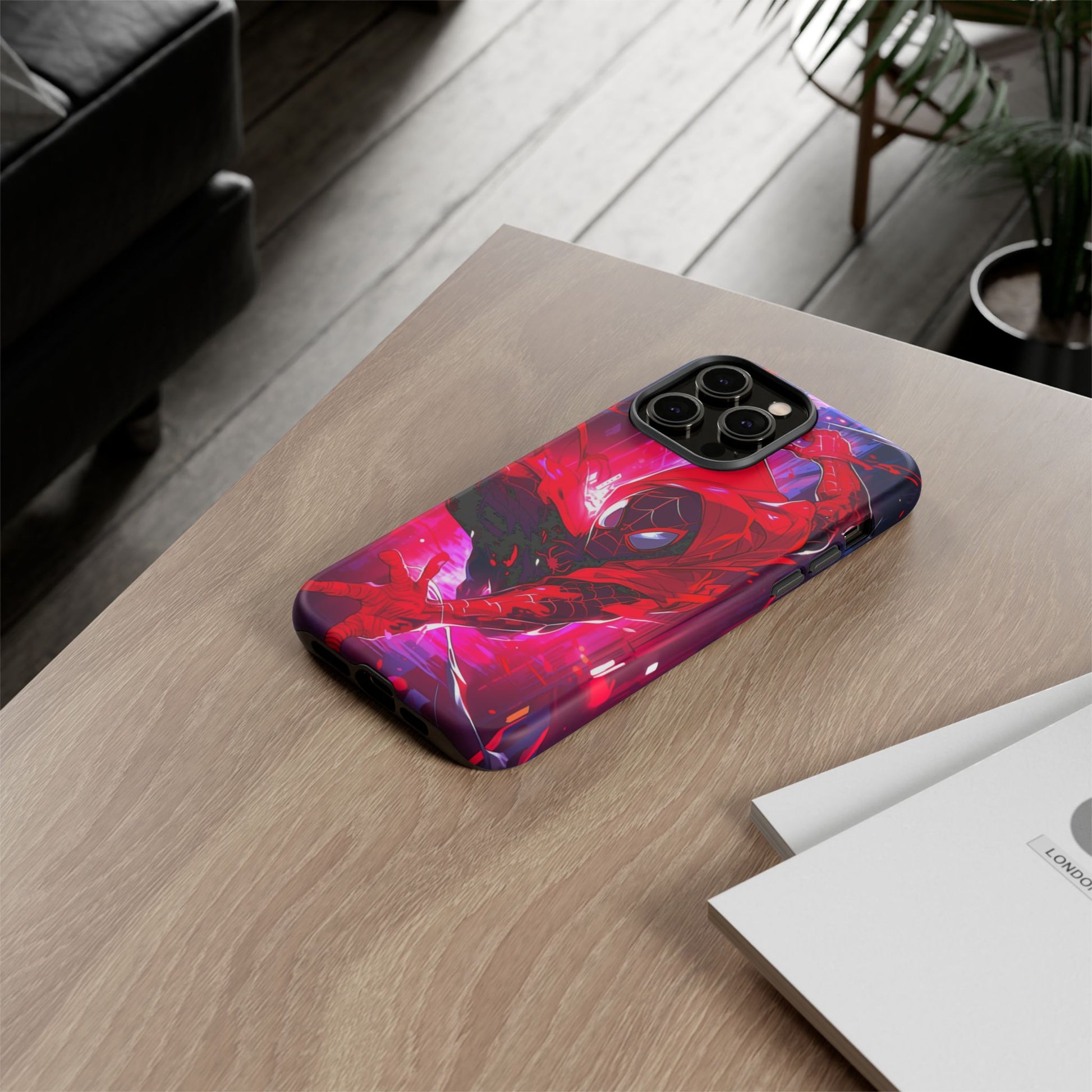 Miles Morales Spiderman Phone Case, Tough Cases for iPhones, Samsung, and Pixel