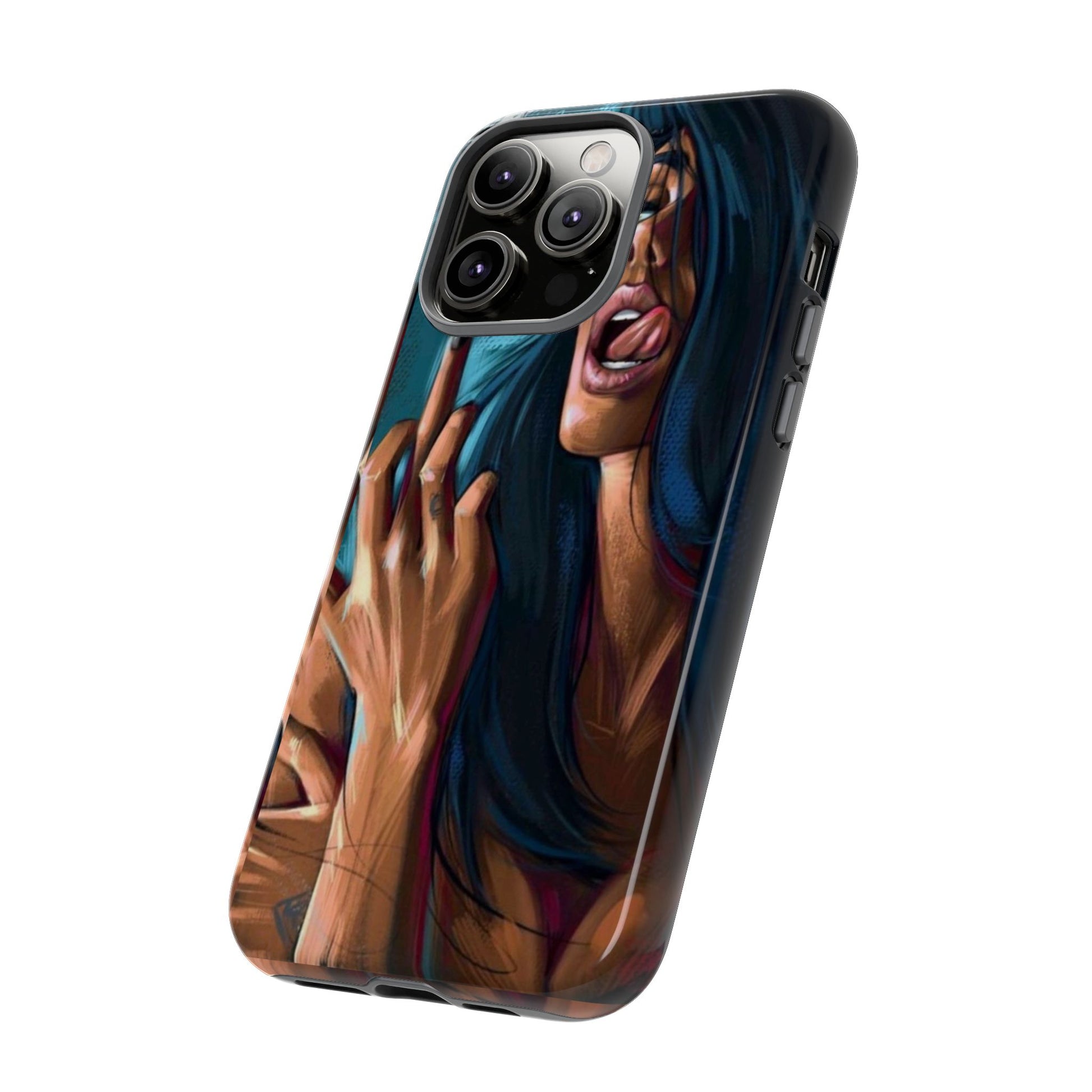 Tough Girl Theme Urban Design Cases for iPhones, Samsung, and Pixel