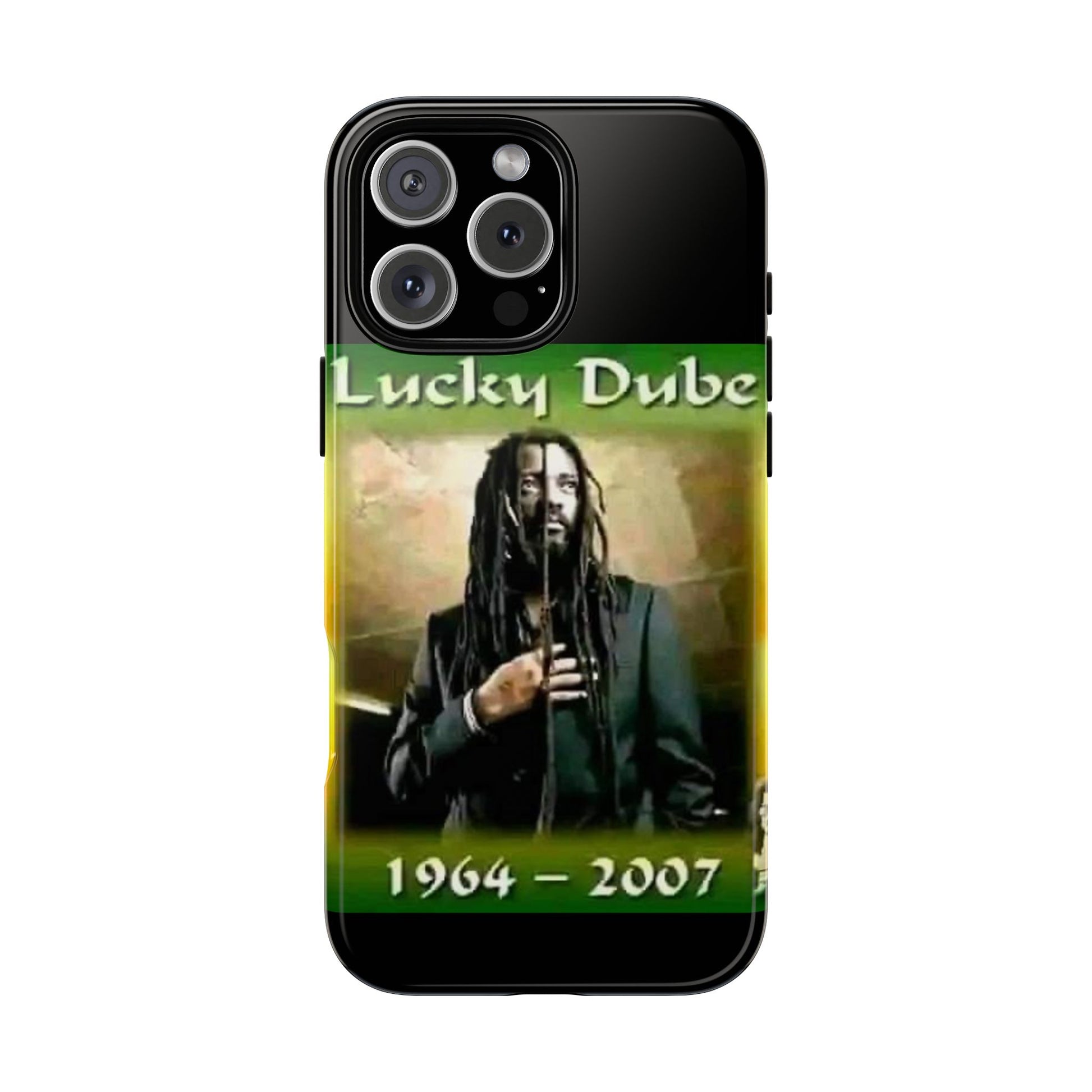 Lucky Dube Tough Cases for iPhones, Samsung, and Pixel