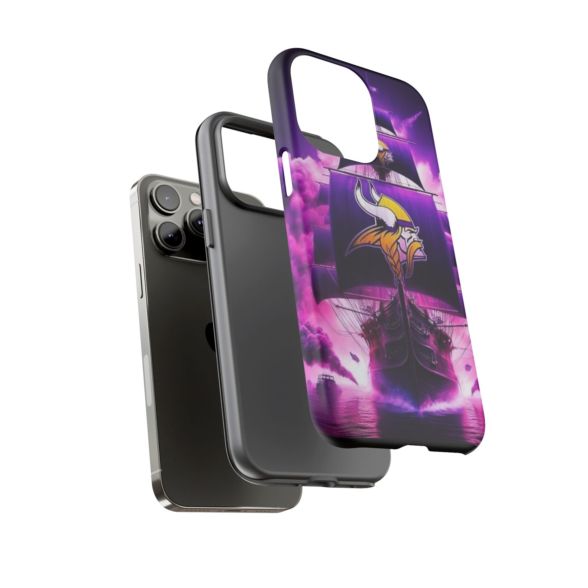 Minnesota Vikings Ship Football Phone Case, Tough Cases for iPhones, Samsung, and Pixel