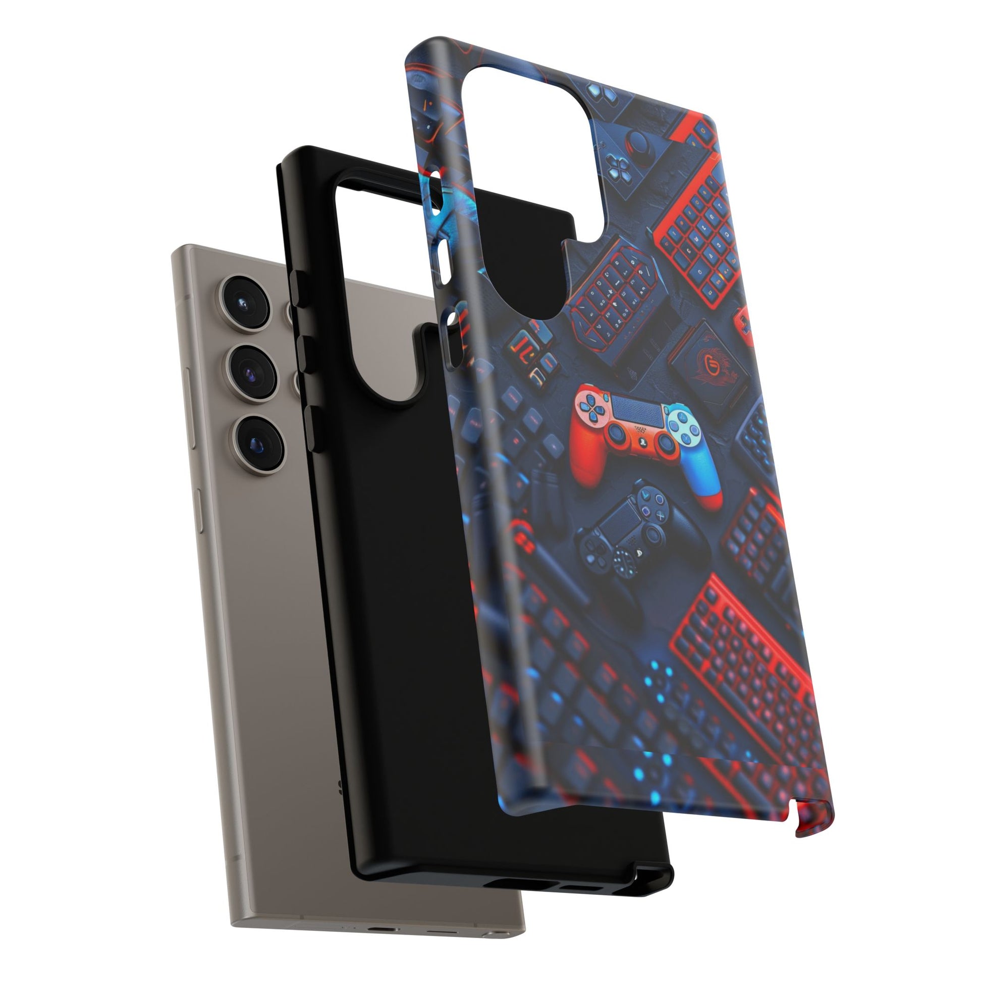 Gamer Themed Controllers Tough Cases for iPhones, Samsung, and Pixel