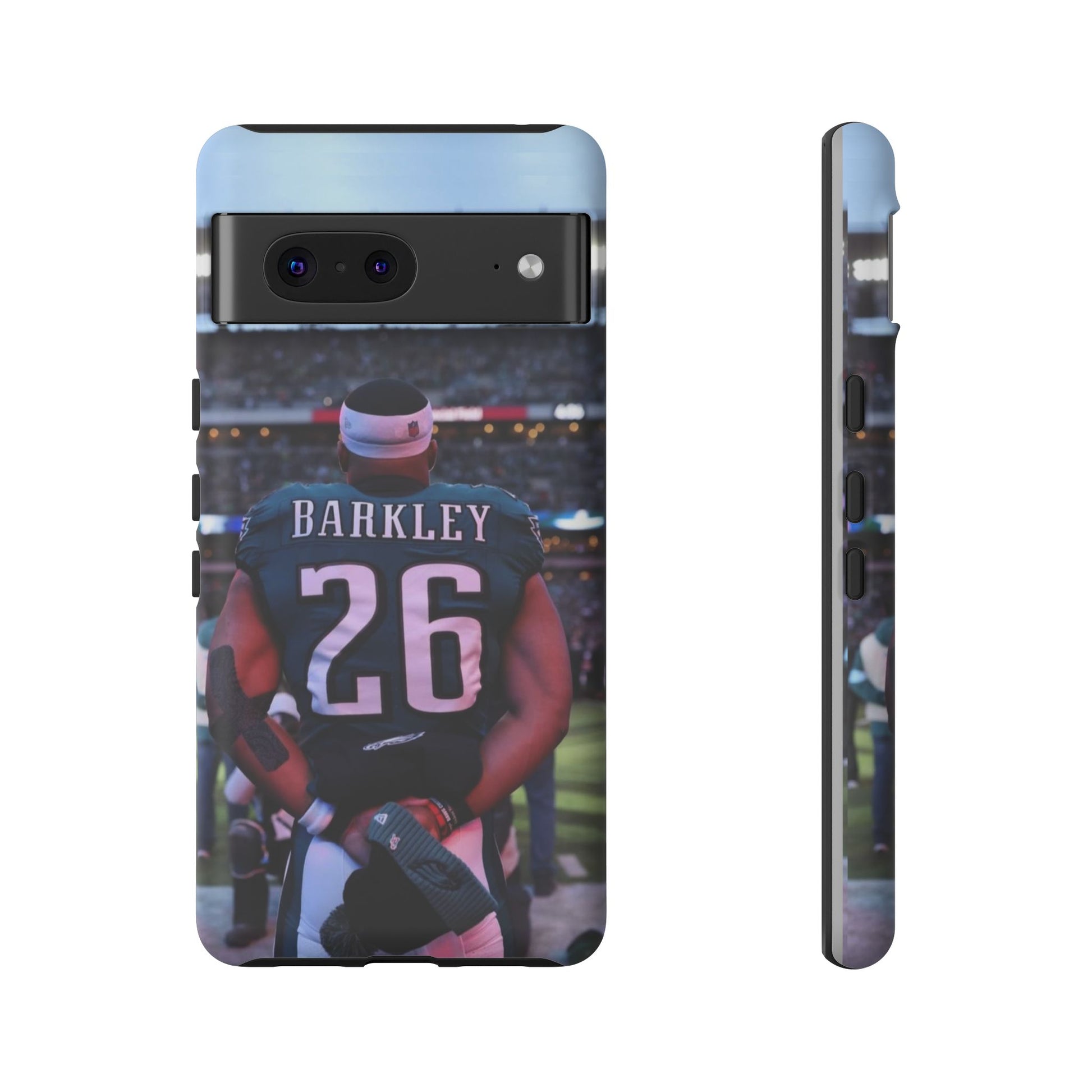 Eagles Football Saquon Barkley Tough Cases for iPhones, Samsung, and Pixel