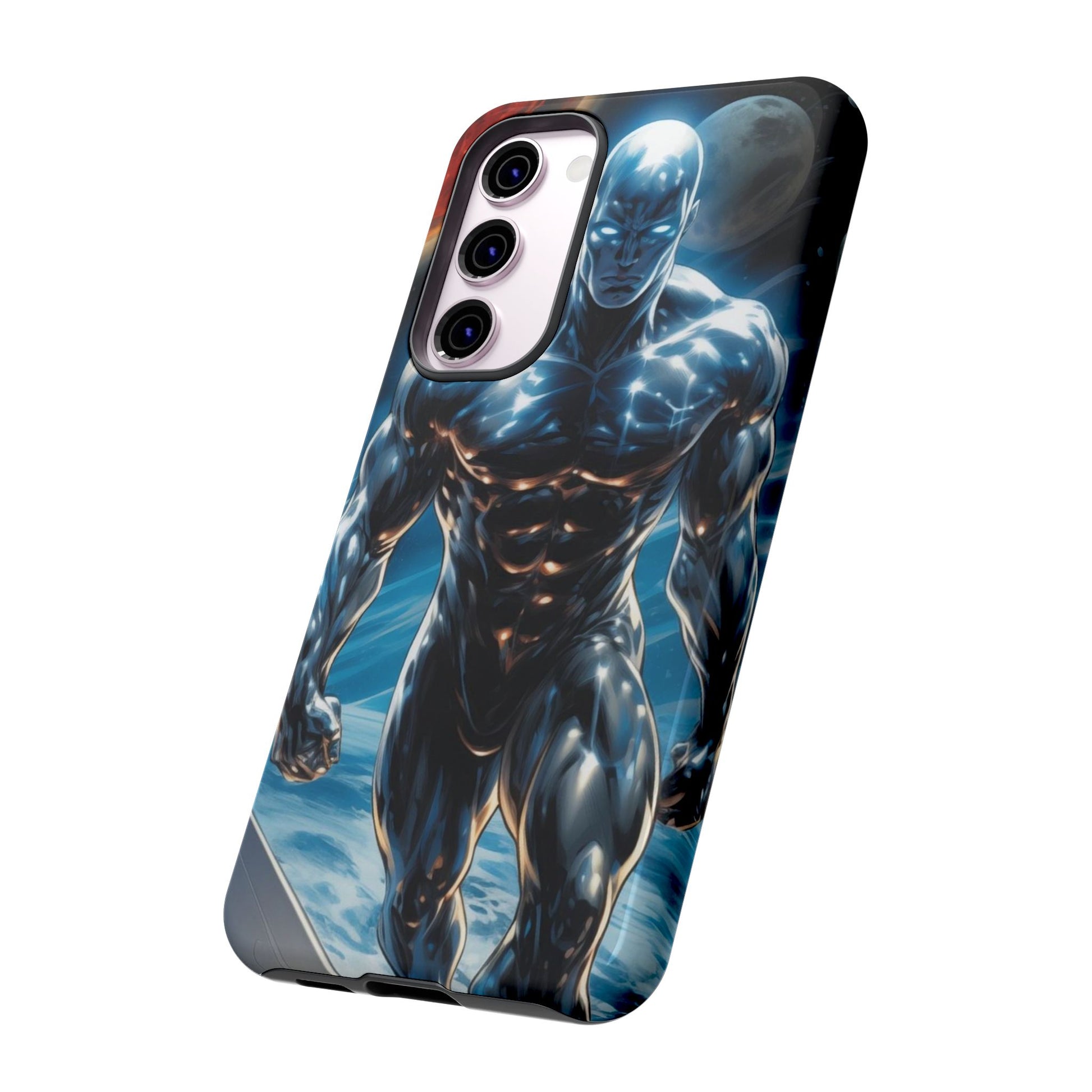The Silver Surfer Comic Art Phone Case, Tough Cases for iPhones, Samsung, and Pixel