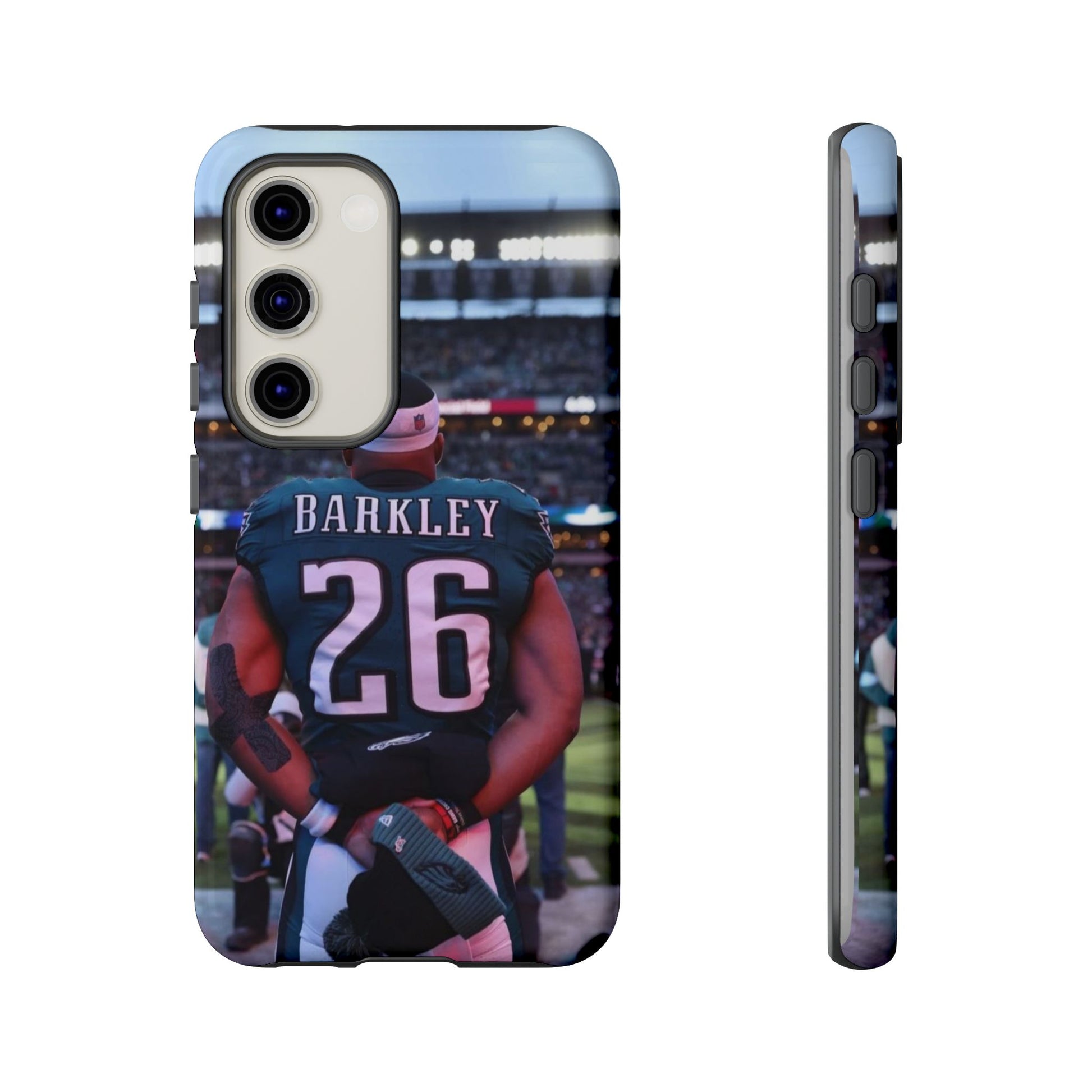 Eagles Football Saquon Barkley Tough Cases for iPhones, Samsung, and Pixel