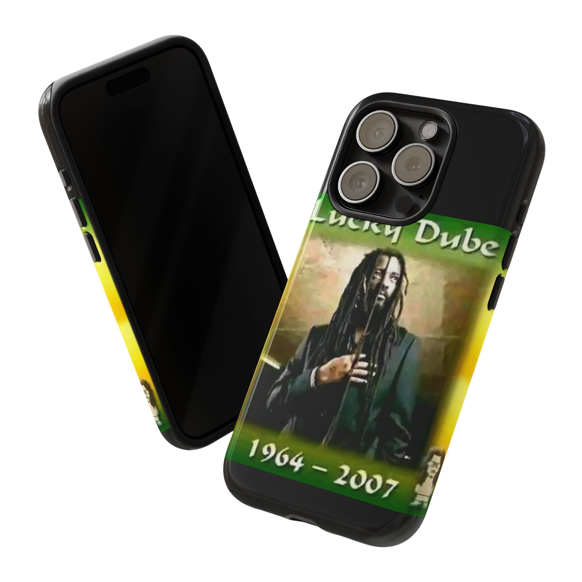 Lucky Dube Tough Cases for iPhones, Samsung, and Pixel