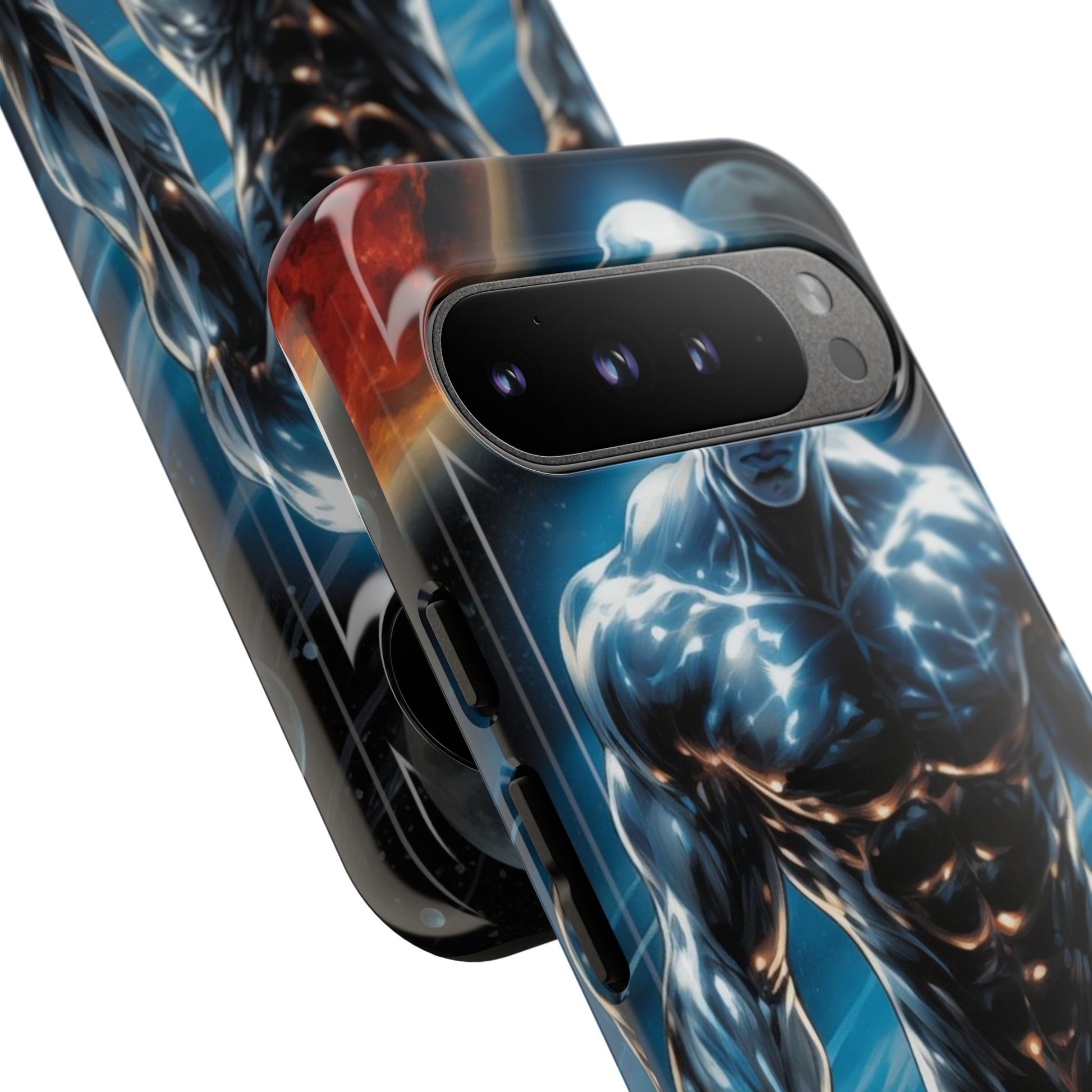 The Silver Surfer Comic Art Phone Case, Tough Cases for iPhones, Samsung, and Pixel