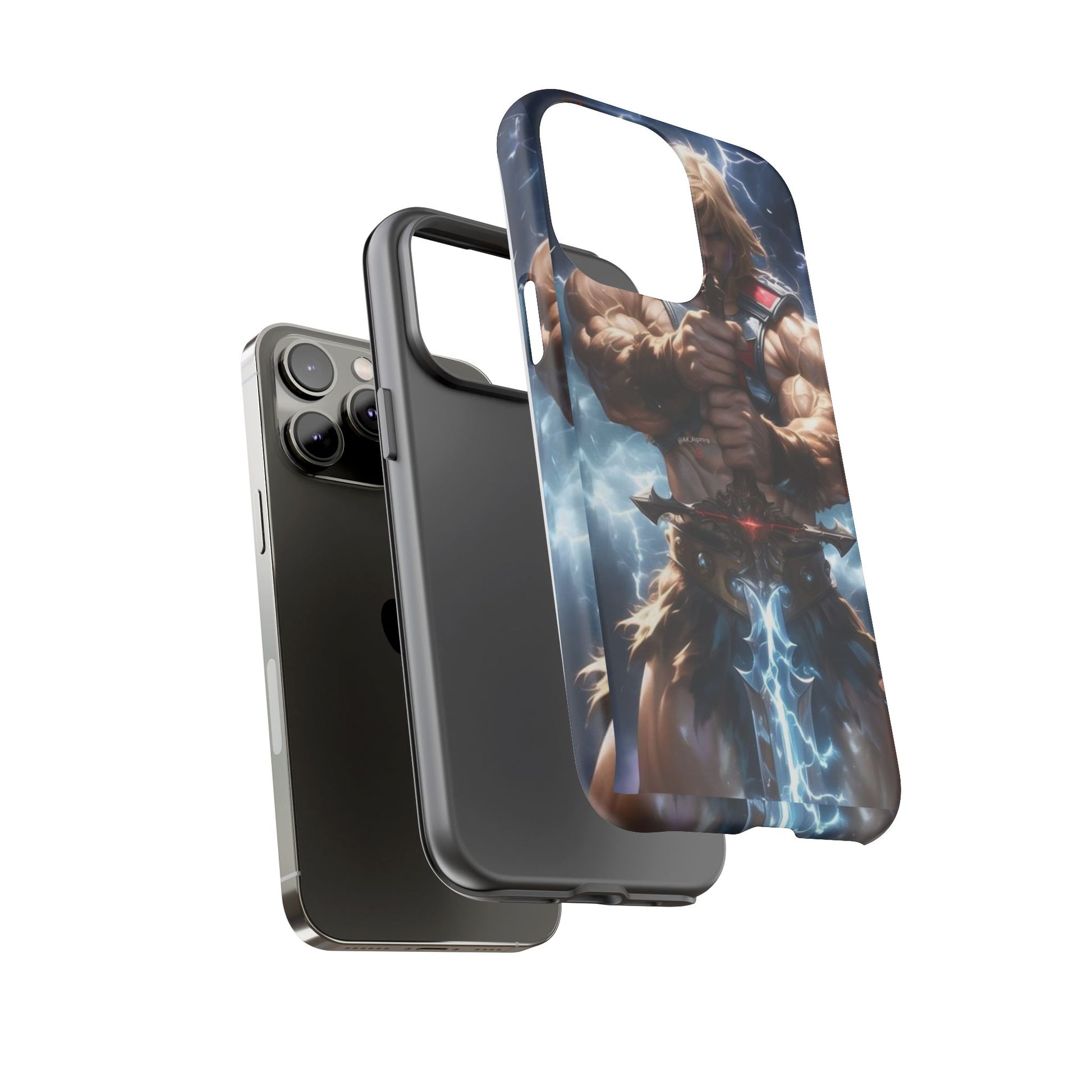 He-Man Masters of the Universe Tough Cases for iPhones, Samsung, and Pixel