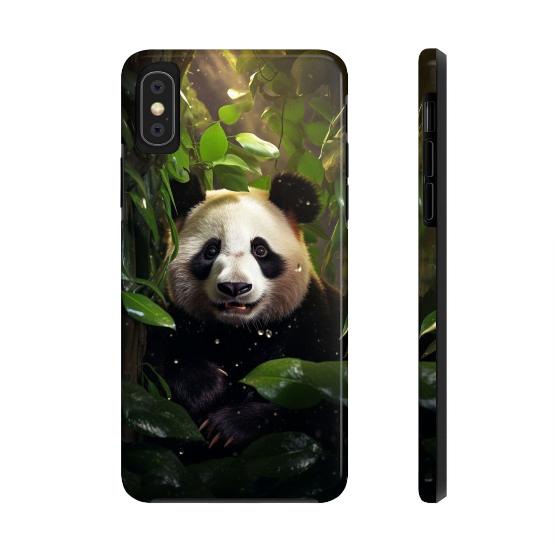 Smiling Panda Theme Phone Cases for iPhones & Samsung Phones