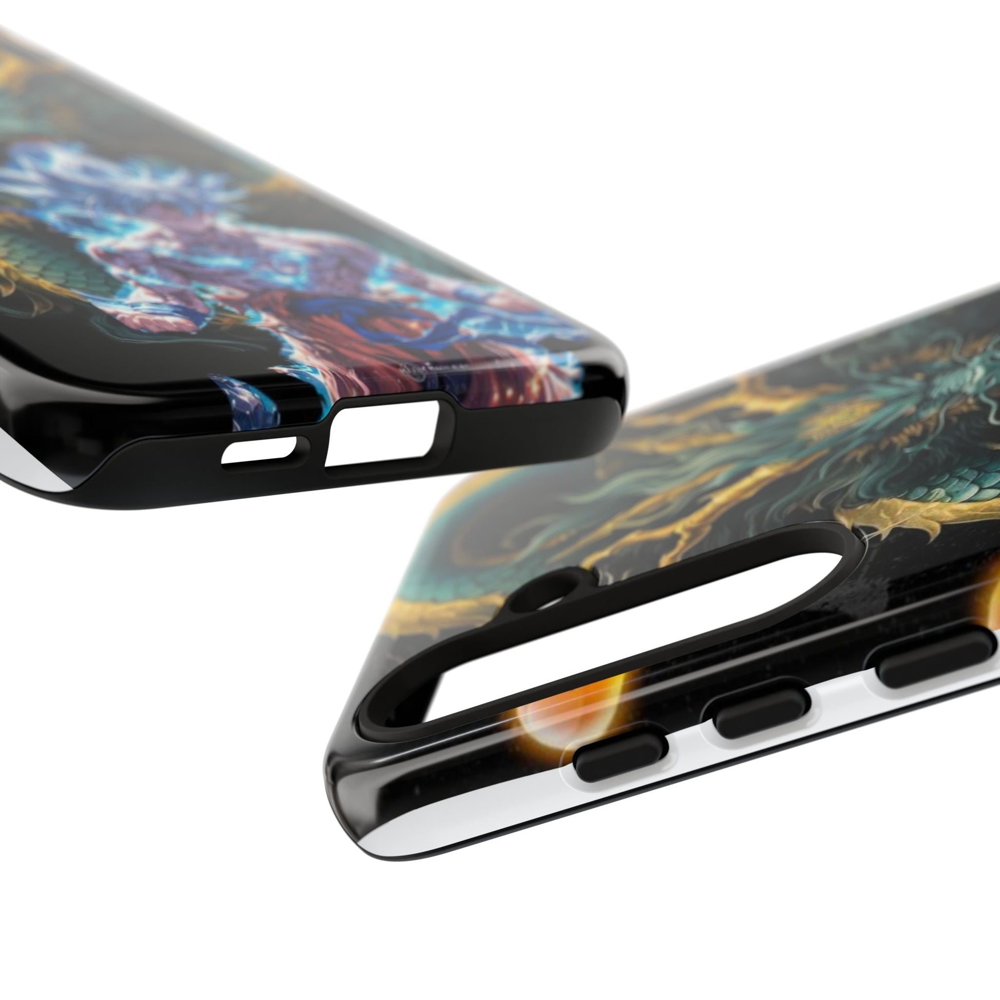 Anime Goku x Shenron Dragonball Z Tough Cases for iPhones, Samsung, and Pixel