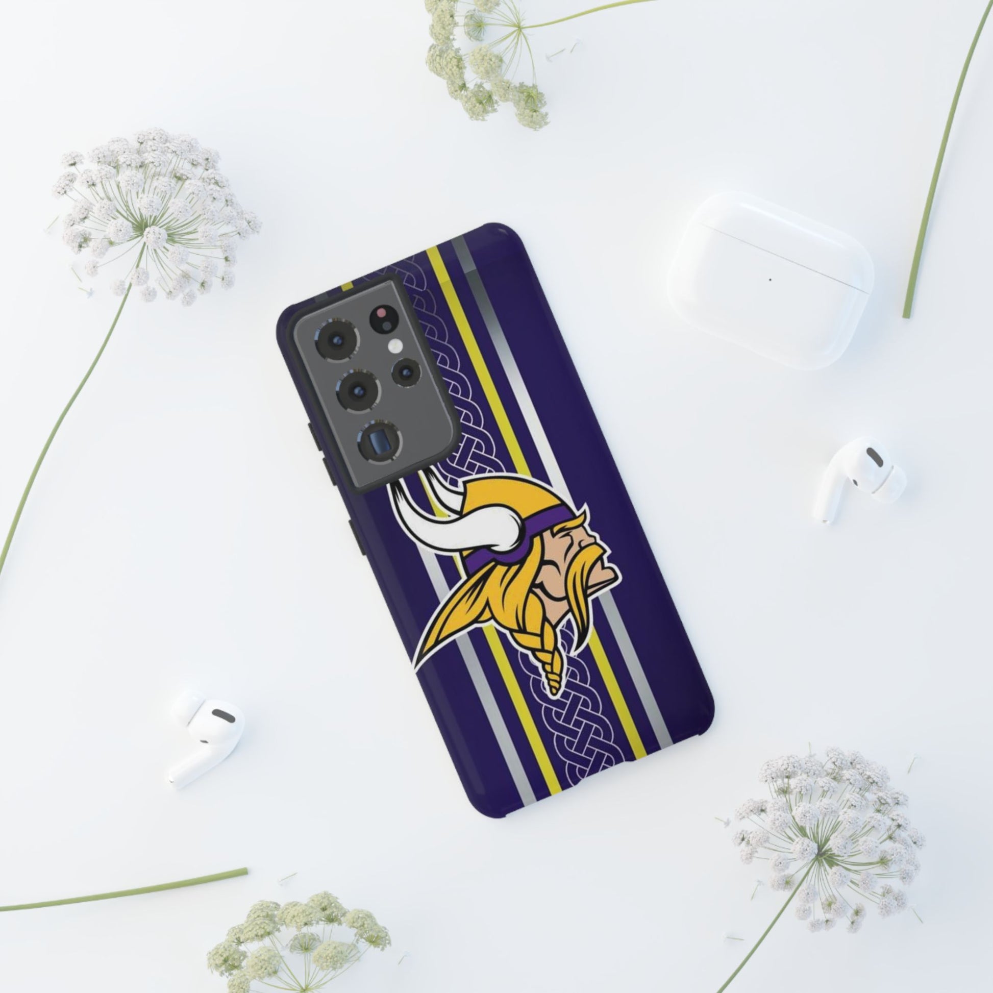Minnesota Vikings logo Phone Case, Tough Cases for iPhones, Samsung, and Pixel