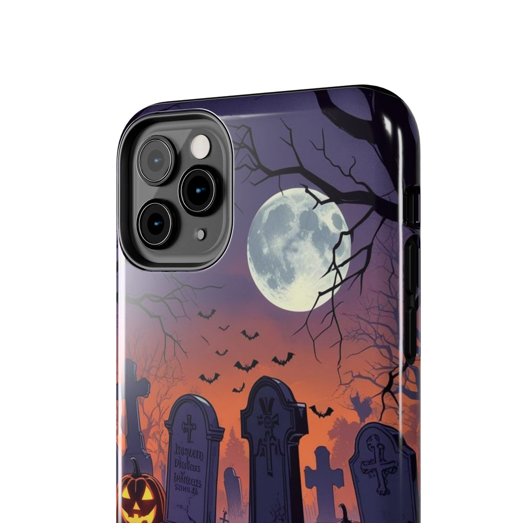 Graveyard Halloween Theme Phone Cases for iPhones & Samsung Phones