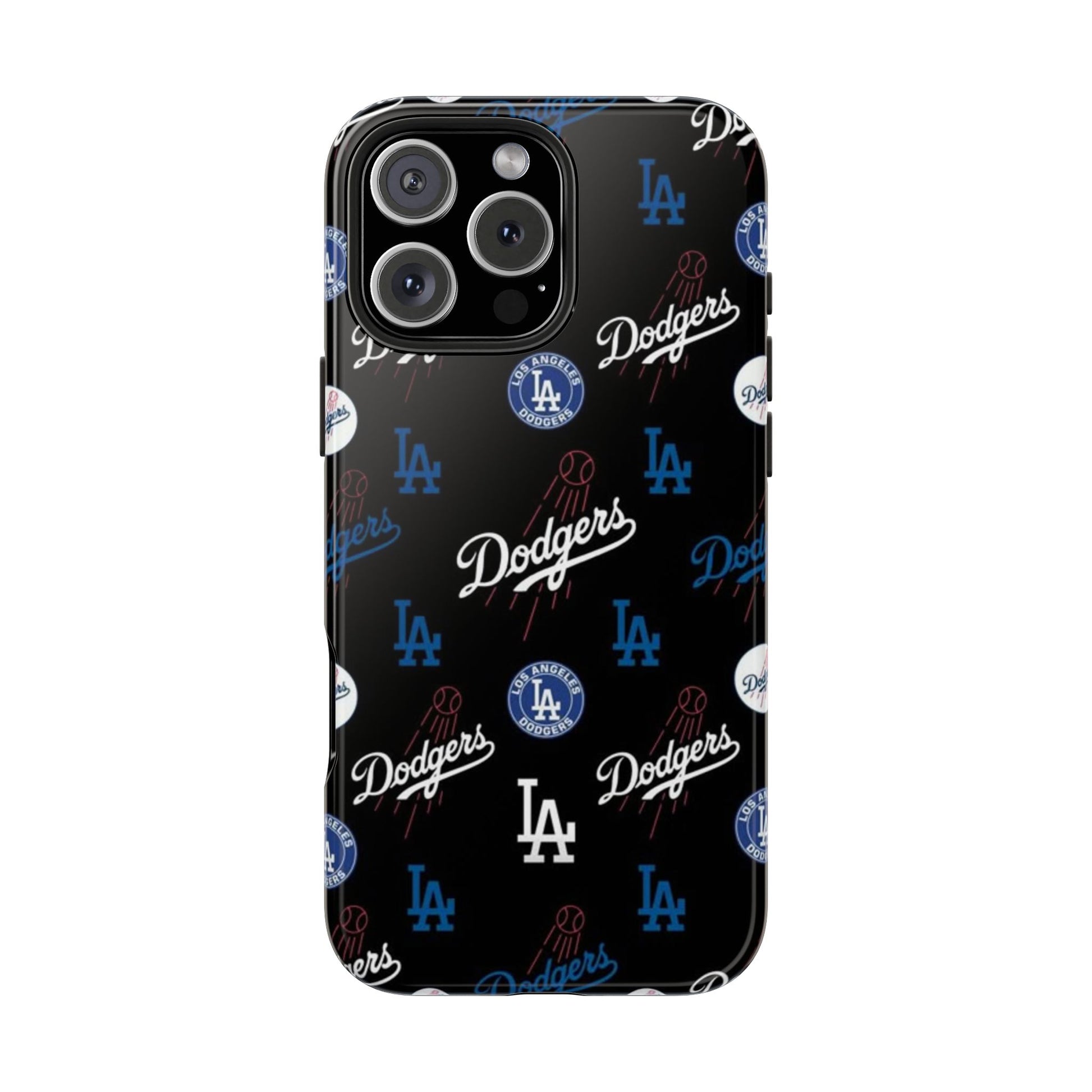Dodgers Baseball Pattern Phone Cases for Iphones & Samsung Phones Durable