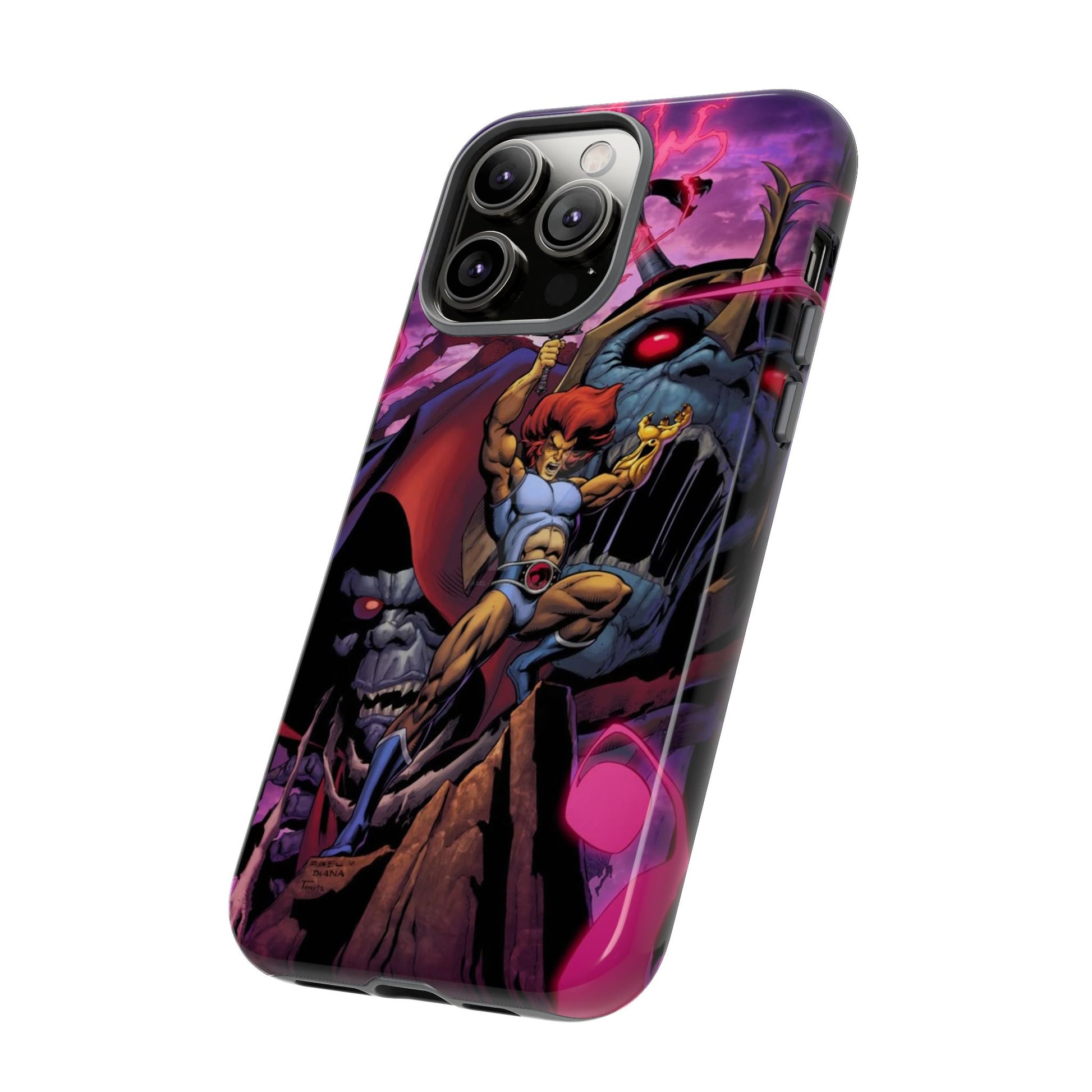 Thundercats Lion O x Mumra Tough Cases for iPhones, Samsung, and Pixel