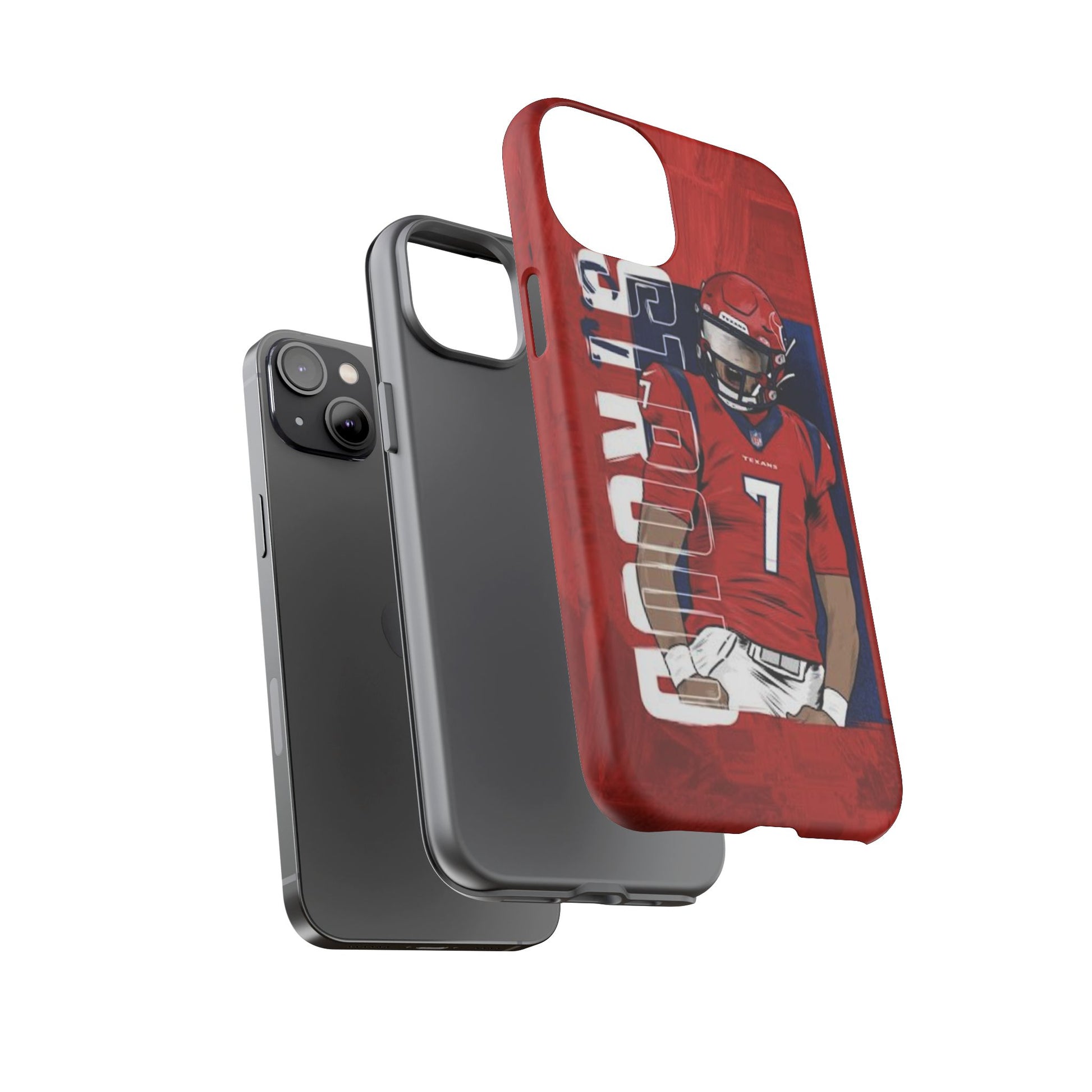 Houston Texans Football CJ Stroud Tough Cases for iPhones, Samsung, and Pixel
