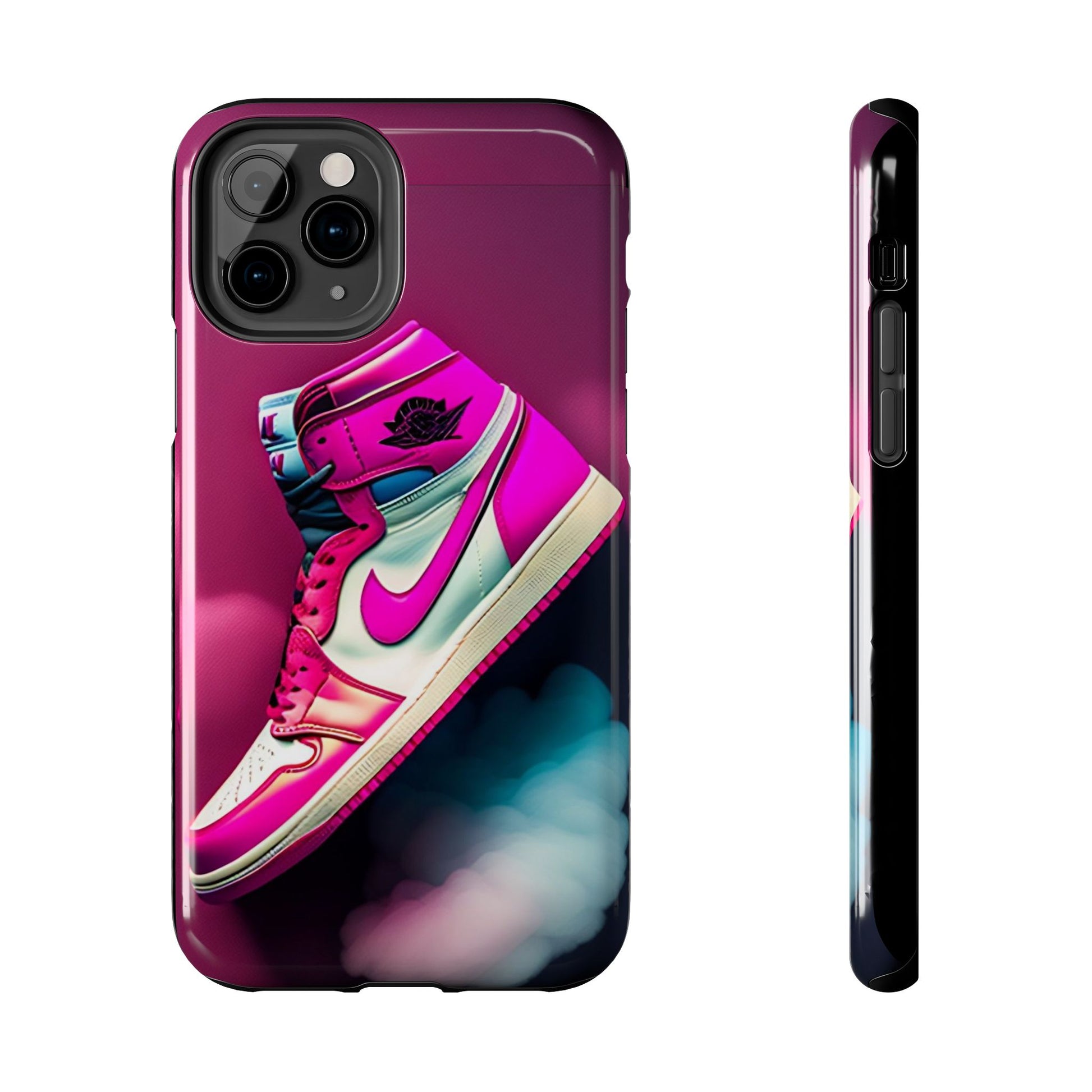 Pink Jordan Sneakers Phone Cases for iPhones & Samsung Phones
