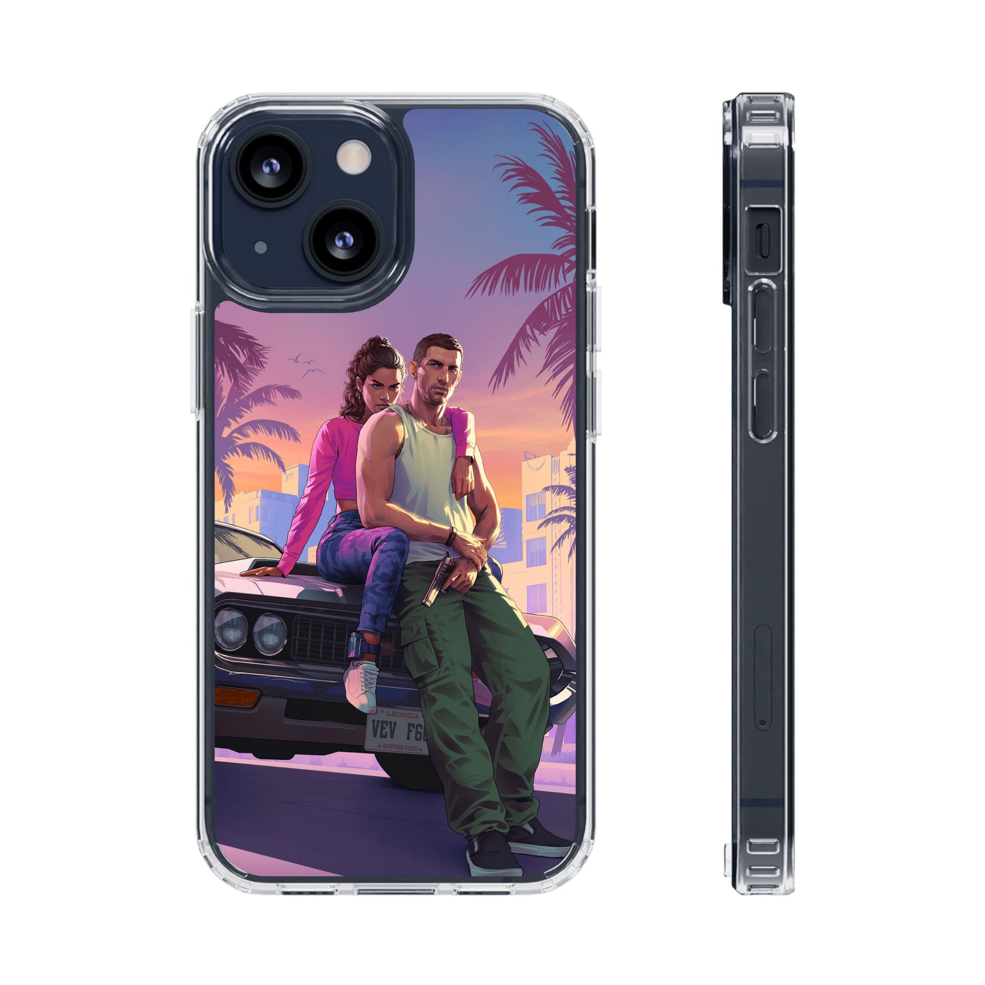 Grand Theft Game inspired Protective Iphone and Samsung case