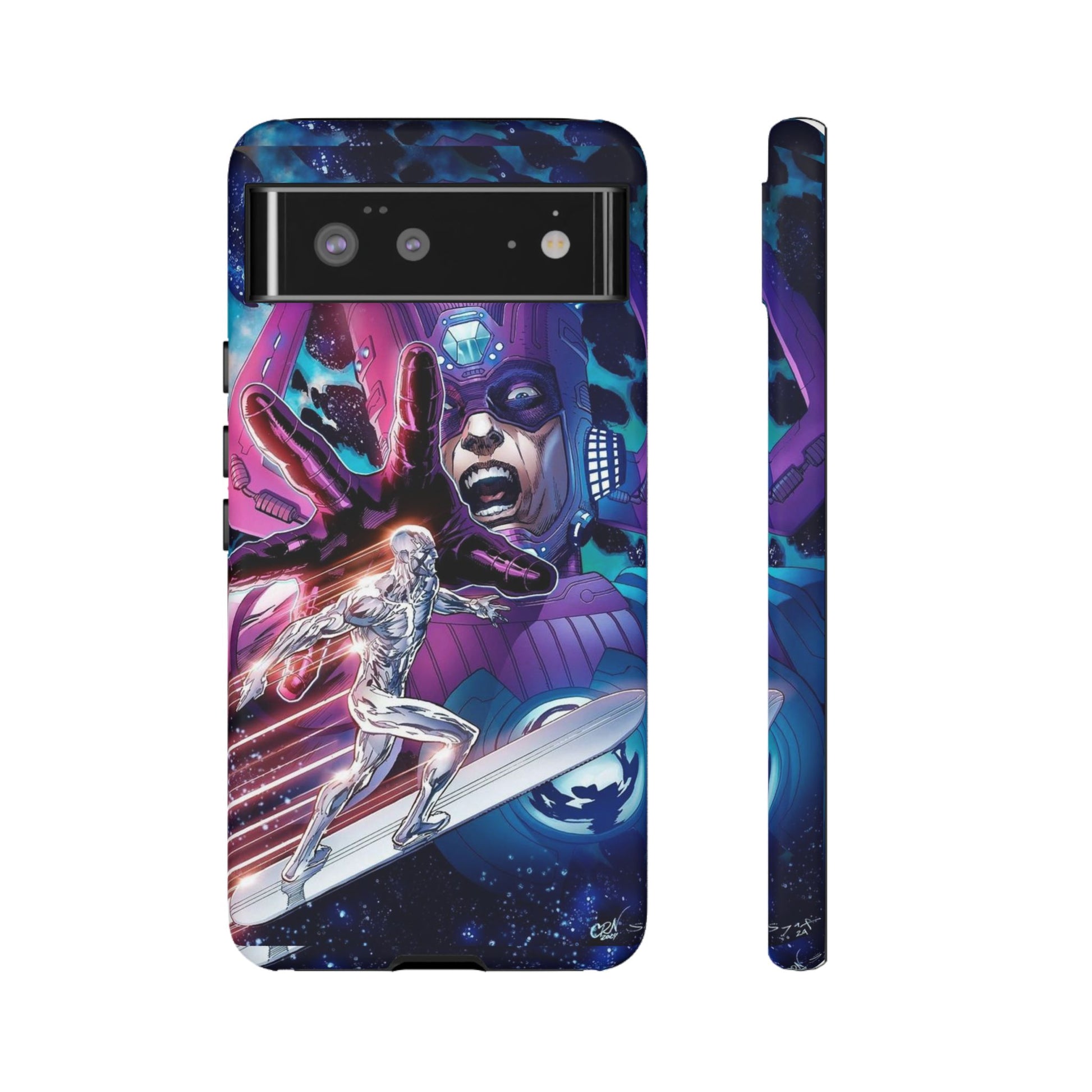 Galactus x Silver Surfer Marvel Phone Case, Tough Cases for iPhones, Samsung, and Pixel